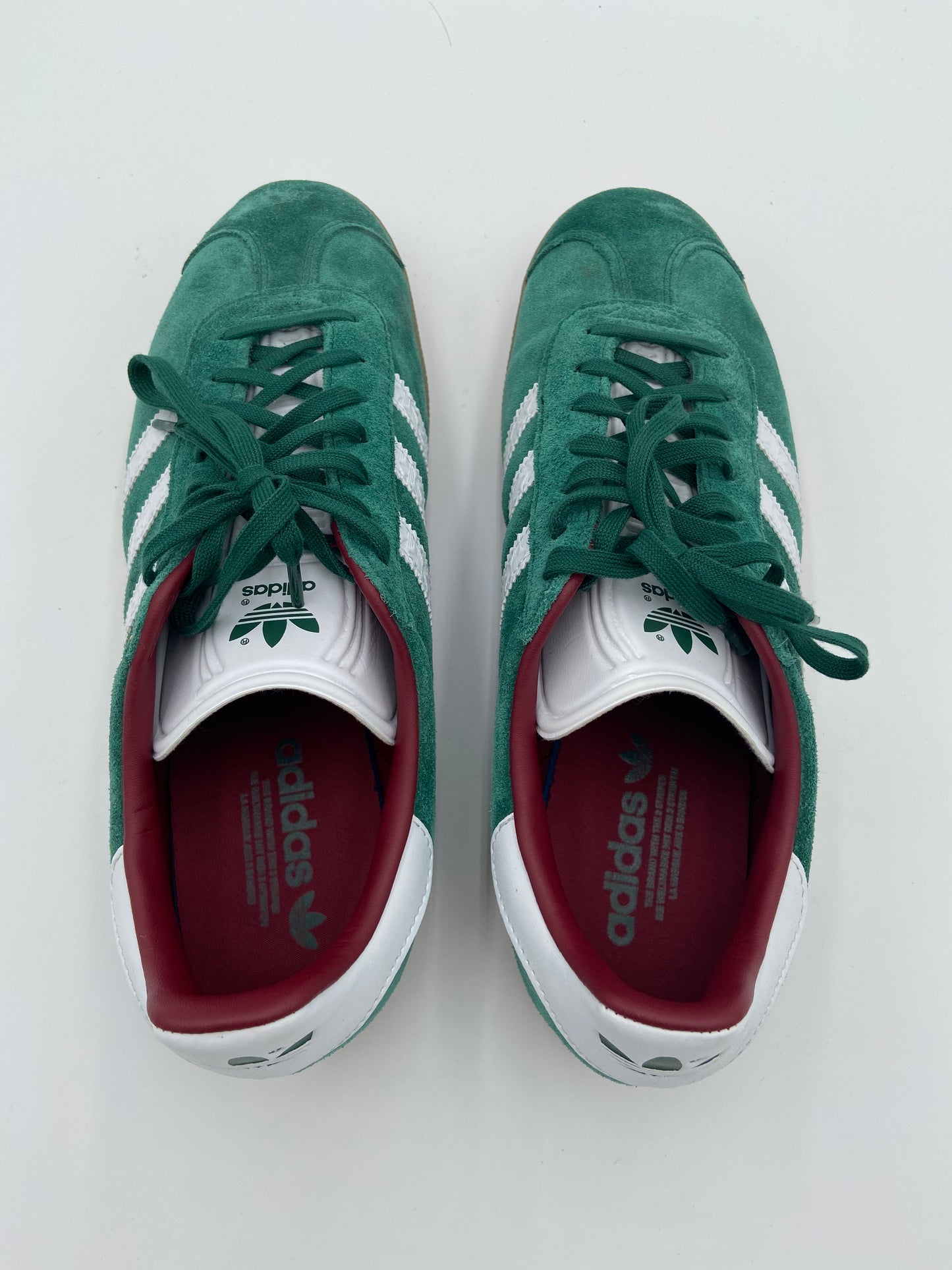 Adidas Green Suede Gazelle Sneakers size 10.5 MEN'S