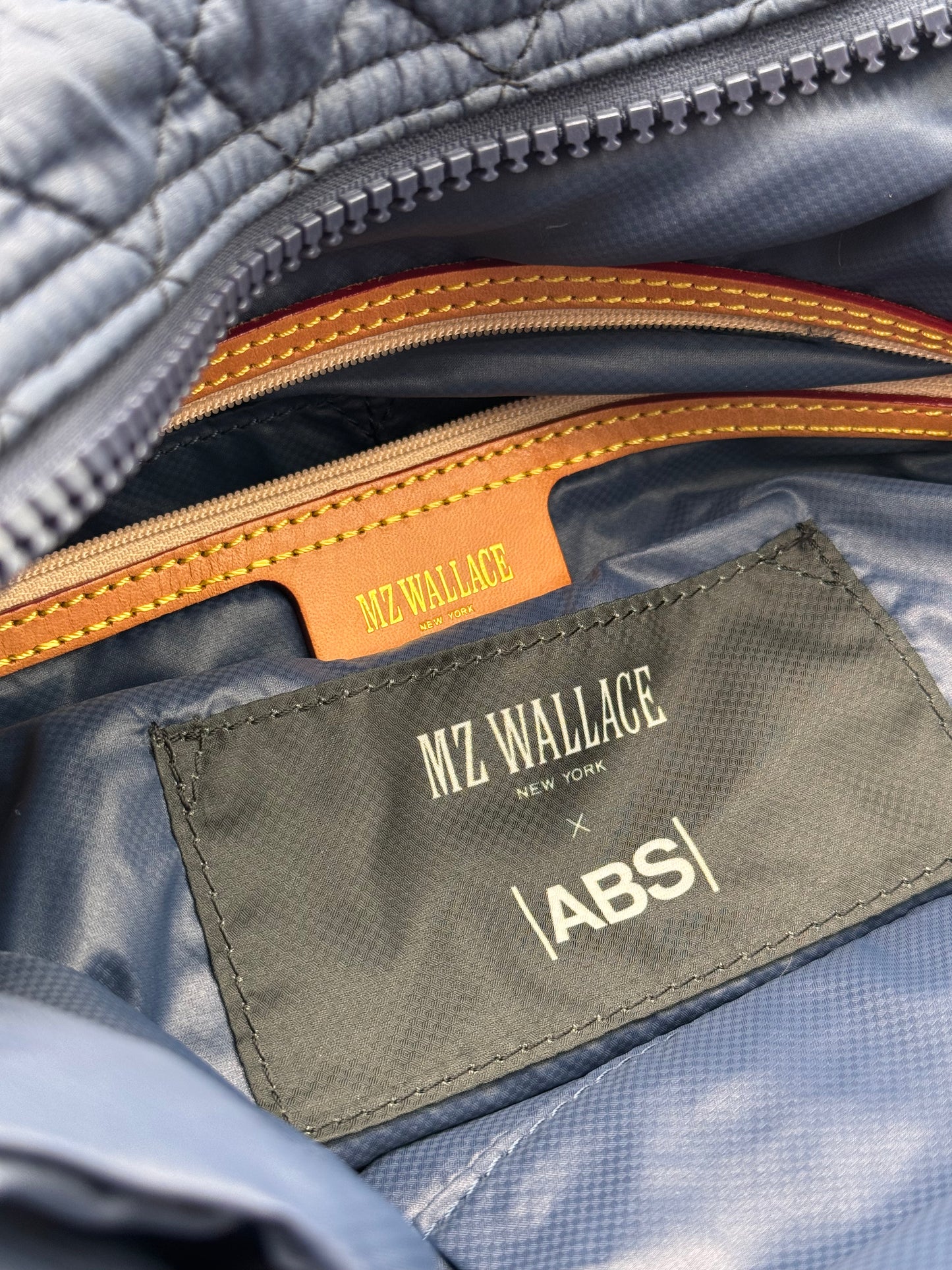 MZ Wallace x ABS Medium Sutton Tote Deluxe in Navy / Black