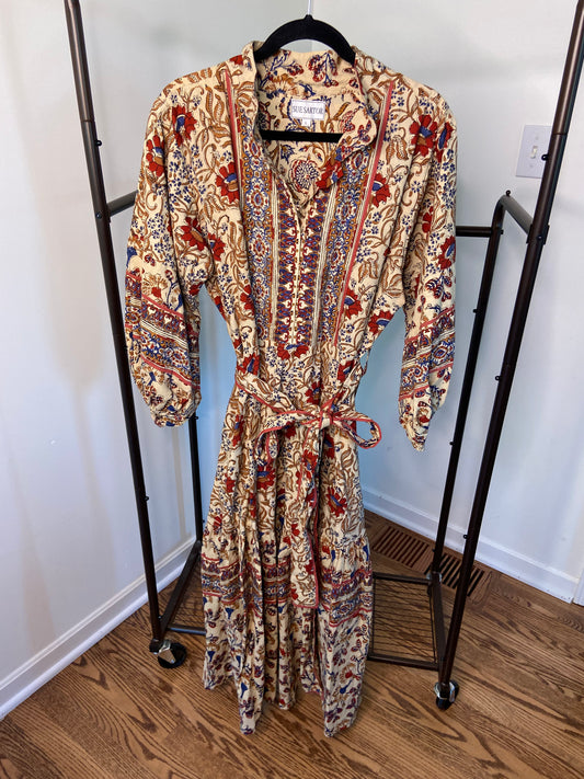 Sue Sartor Flounce Dress size S