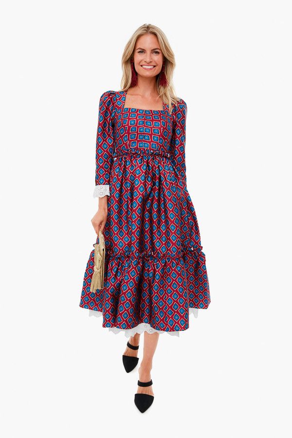 Hunter Bell Gillian Midi Dress size 6