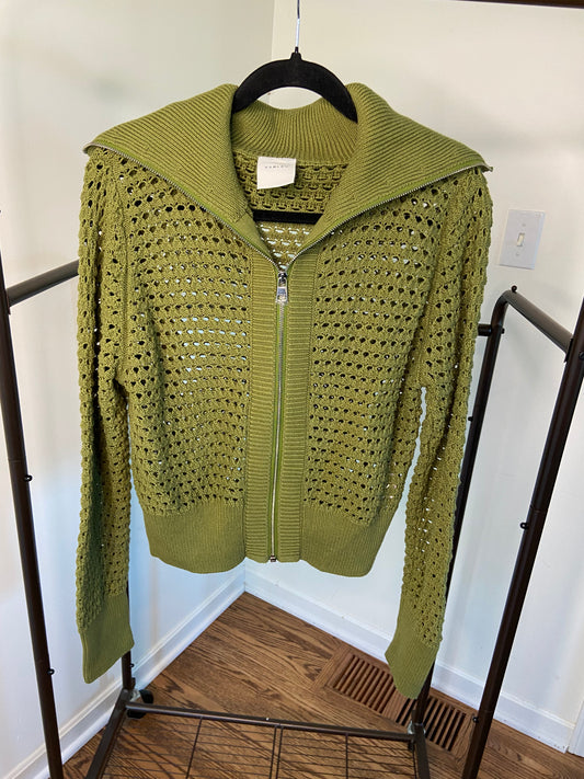 Varley Eloise Zip Through Knit Jacket size S