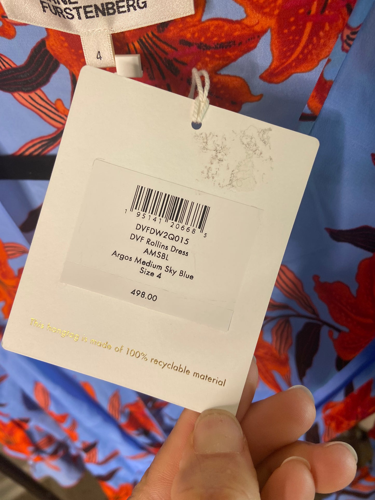 Diane Von Furstenberg Rollins Dress size 4