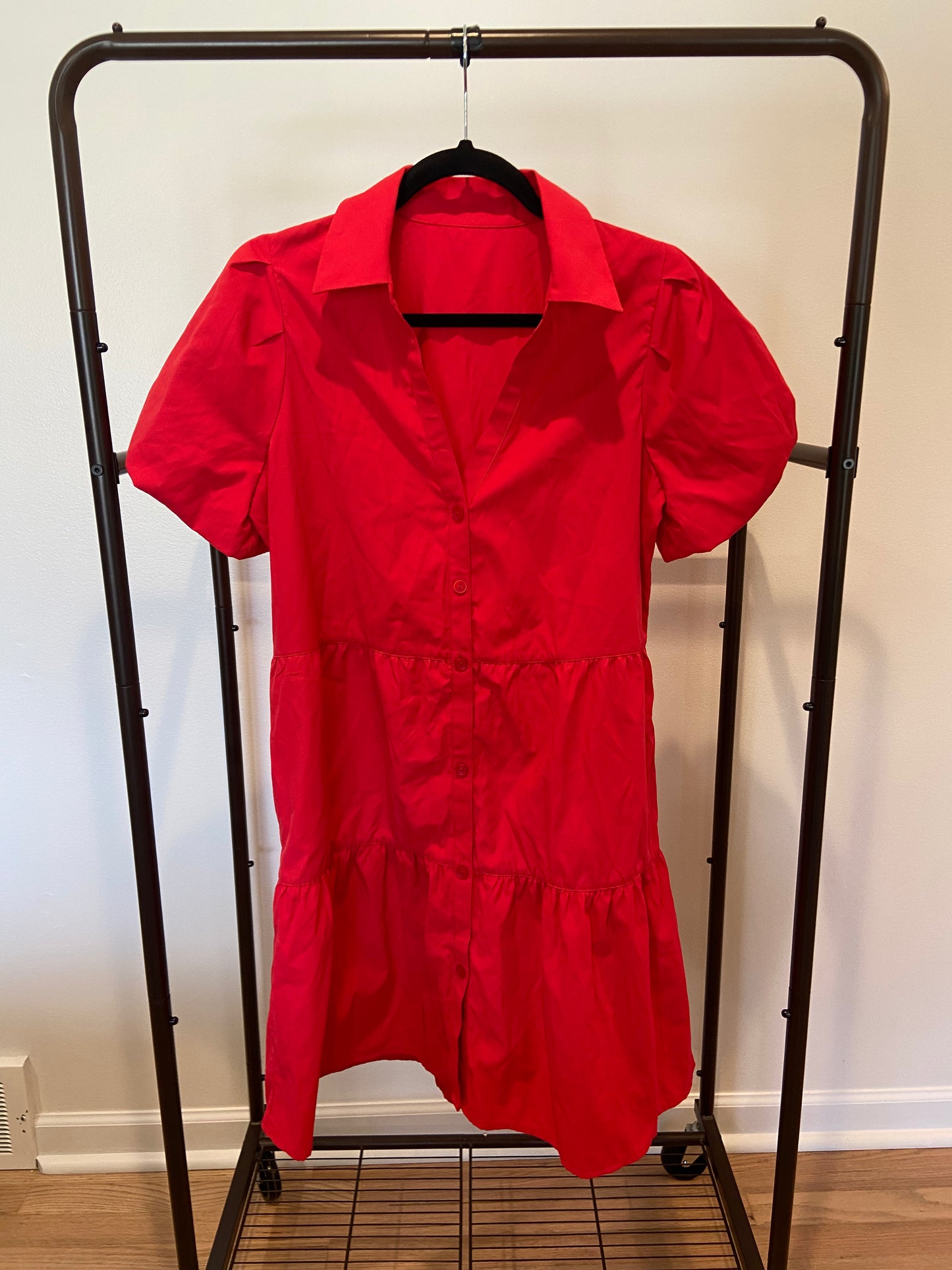 Brochu Walker Mini Havana Dress Carmine Red size S