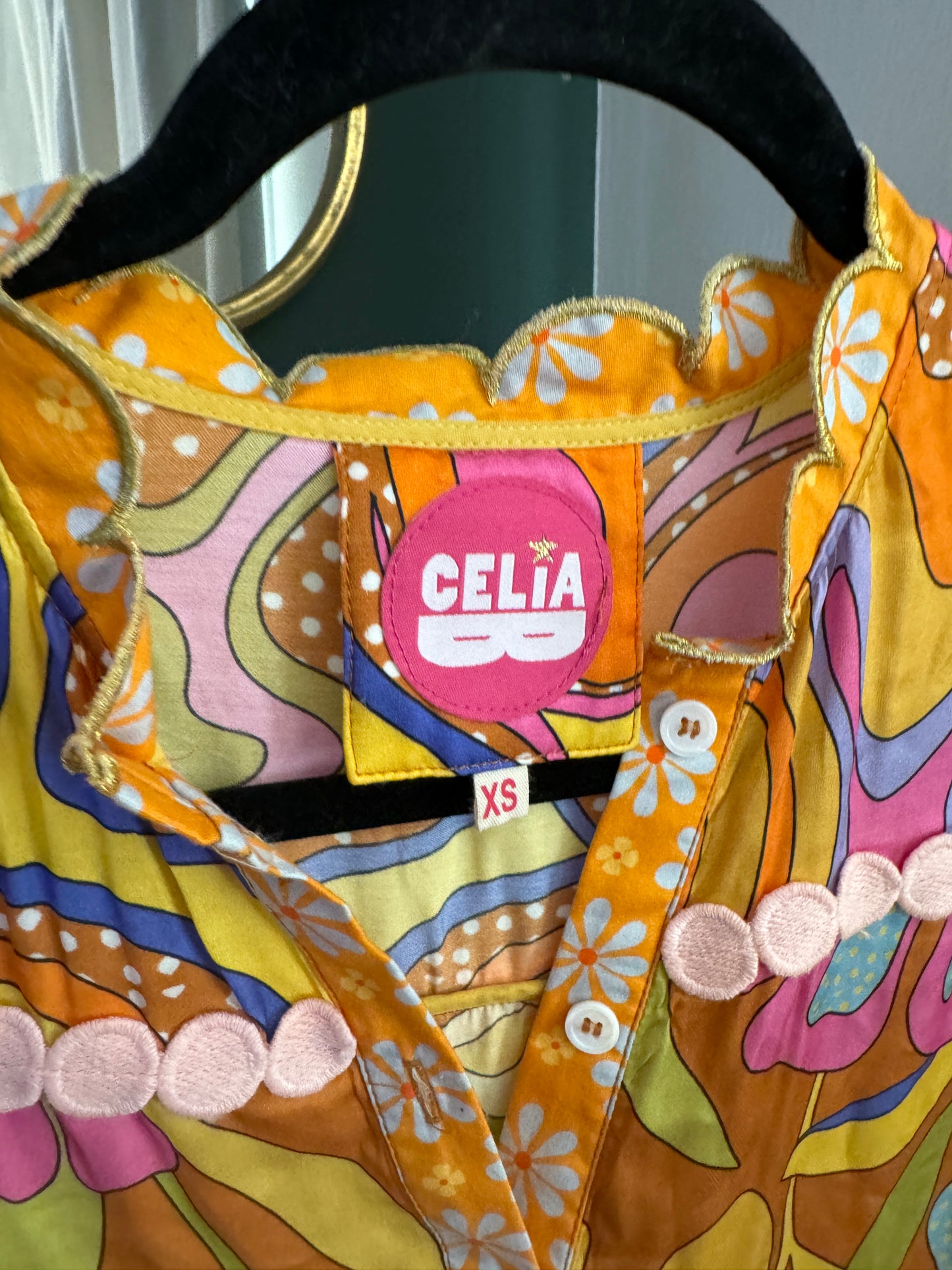 CeliaB Lobelia Midi Dress size XS