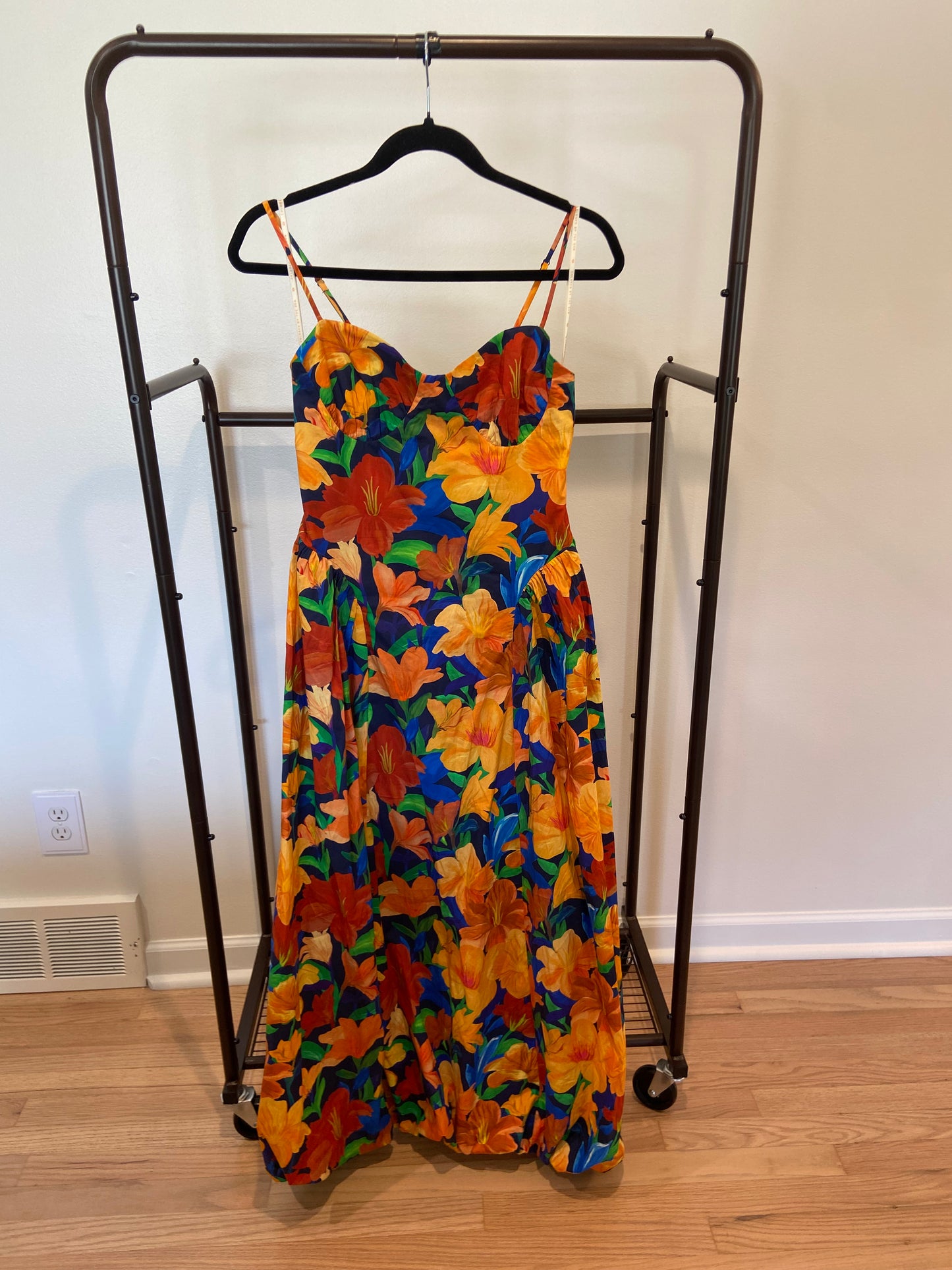 Farm Rio Sleeveless Maxi Dress in Nina size S