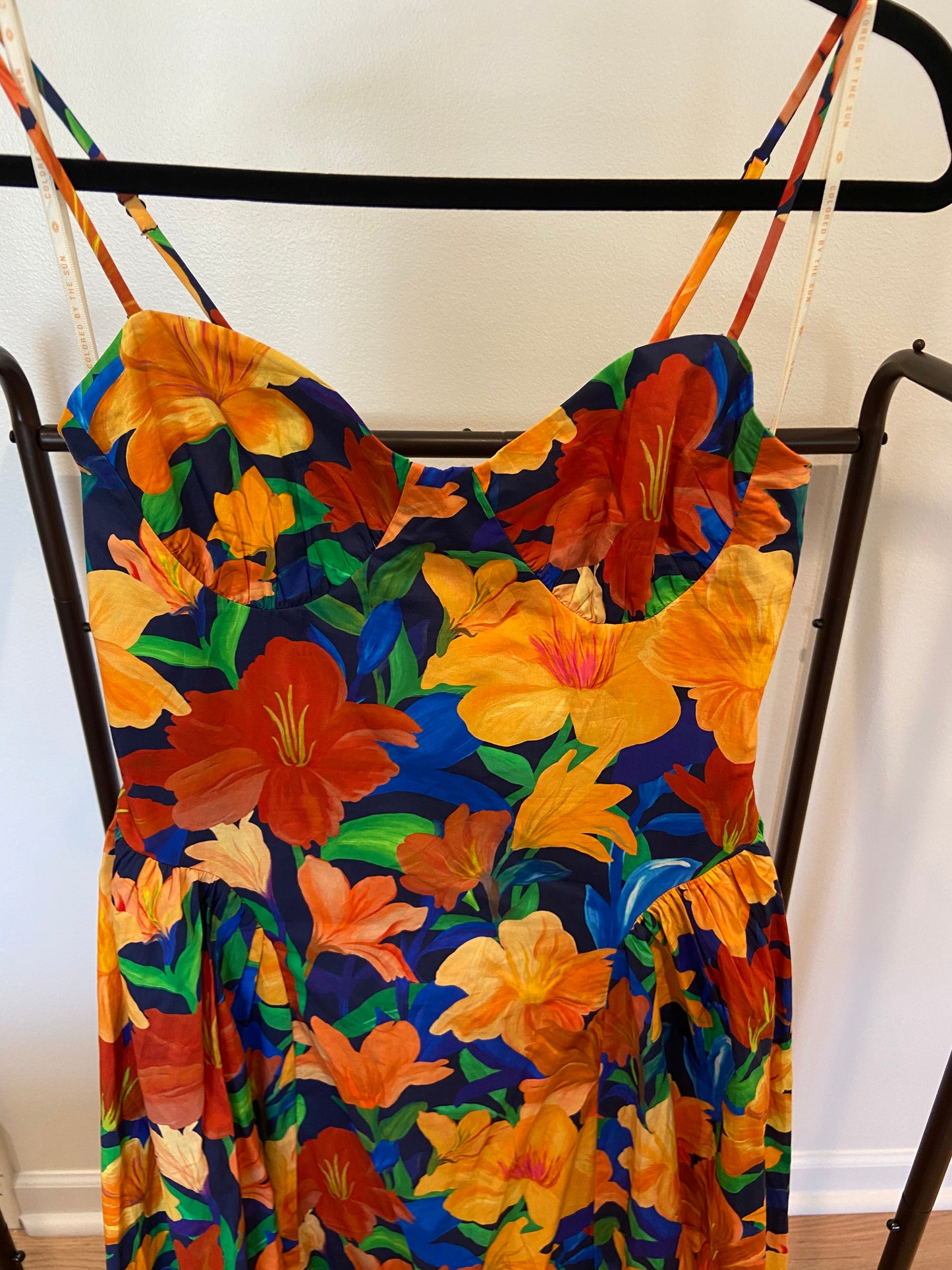 Farm Rio Sleeveless Maxi Dress in Nina size S