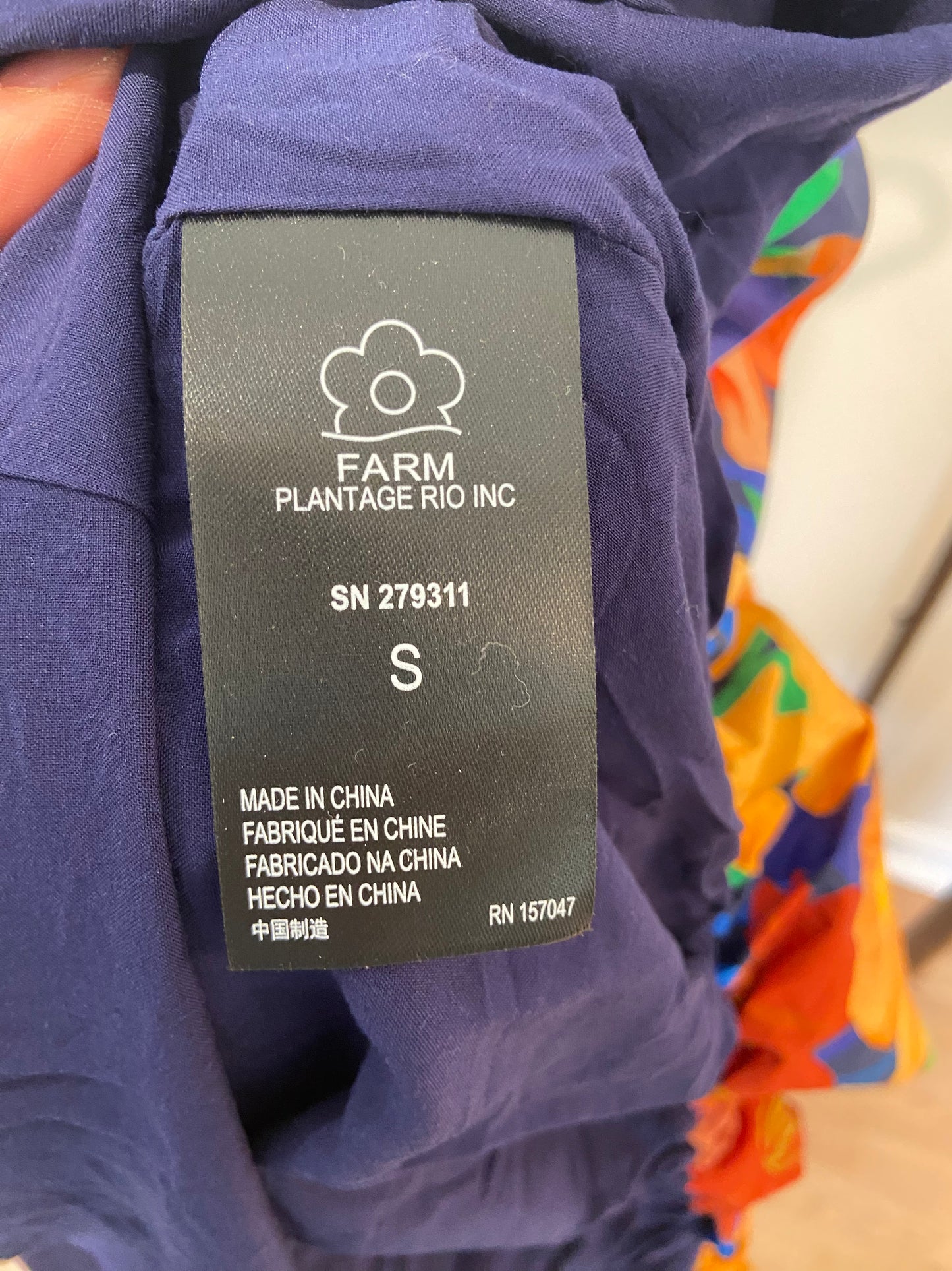 Farm Rio Sleeveless Maxi Dress in Nina size S