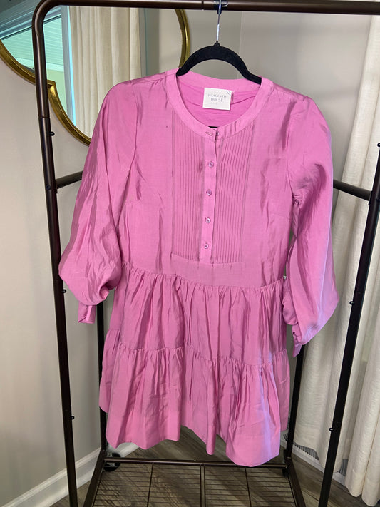 Hyacinth House Pink Amie Mini Dress size S