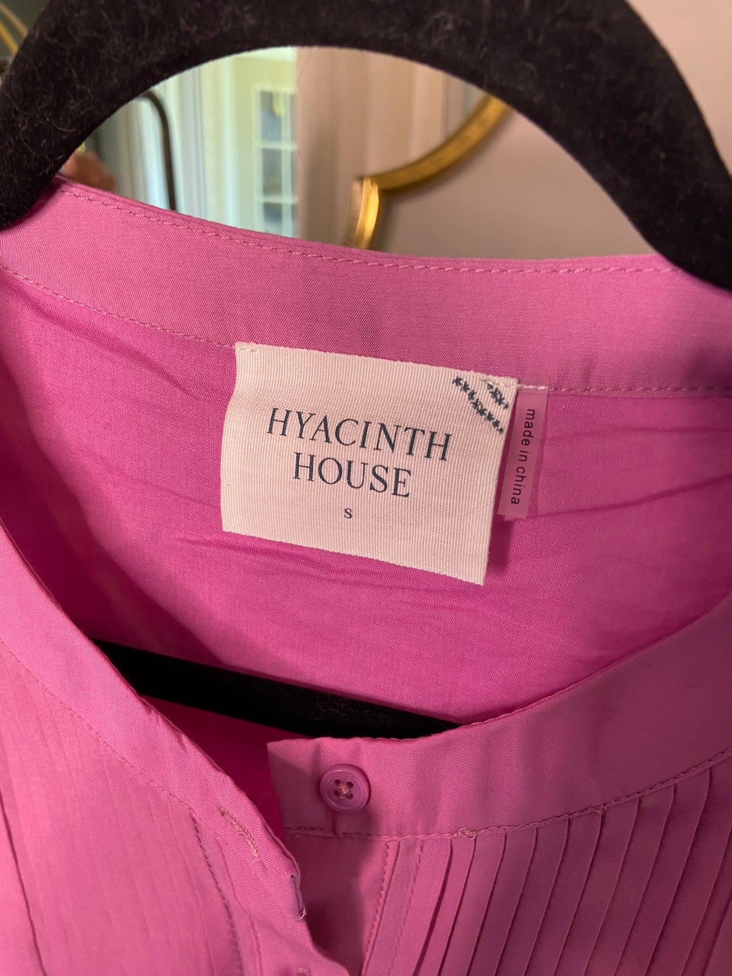 Hyacinth House Pink Amie Mini Dress size S