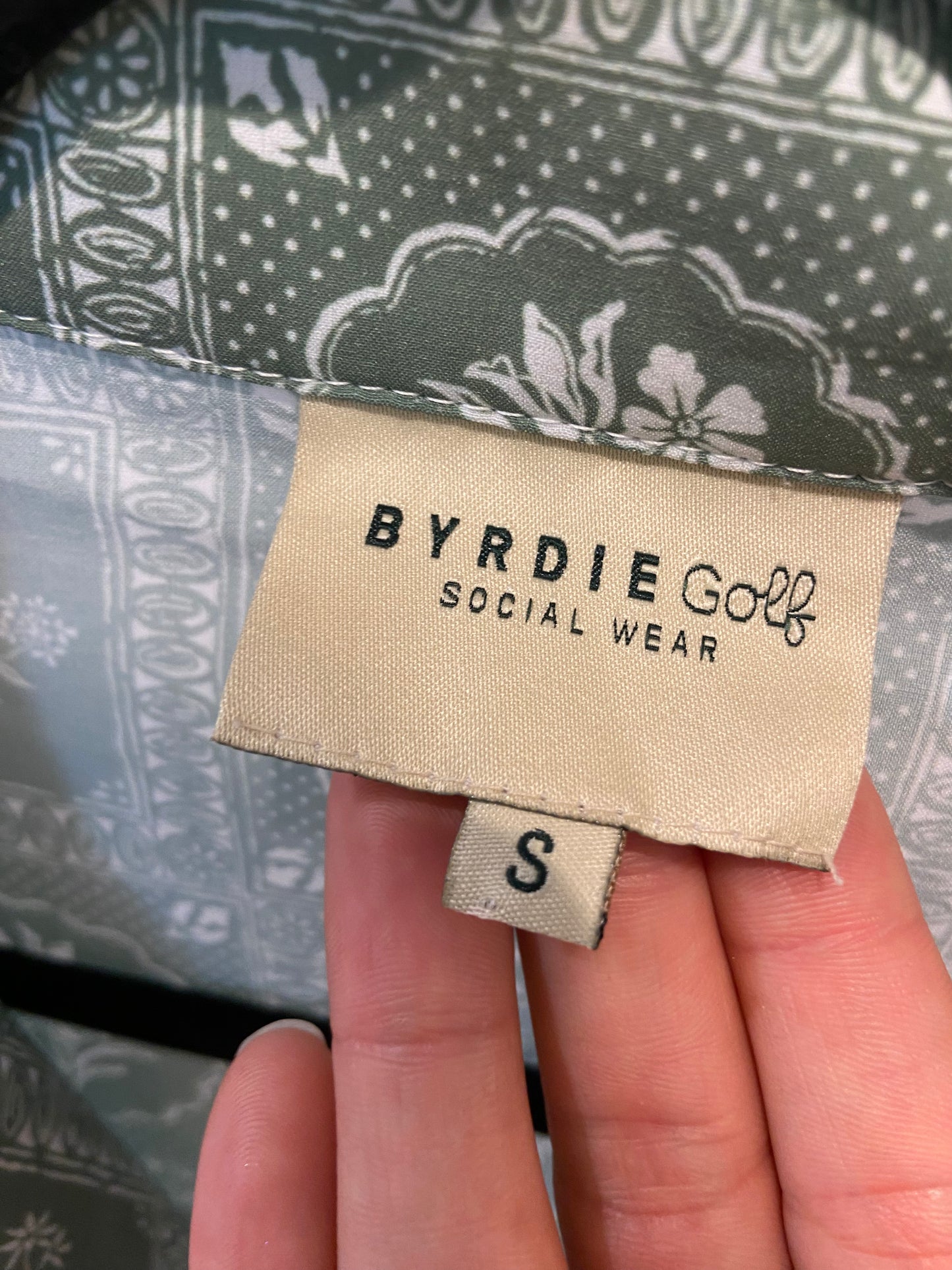 Byrdie On The Tee Green Jumpsuit size S