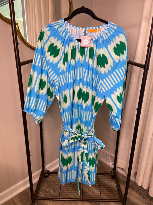 Oliphant Ikat Drop Waist Dress size XL