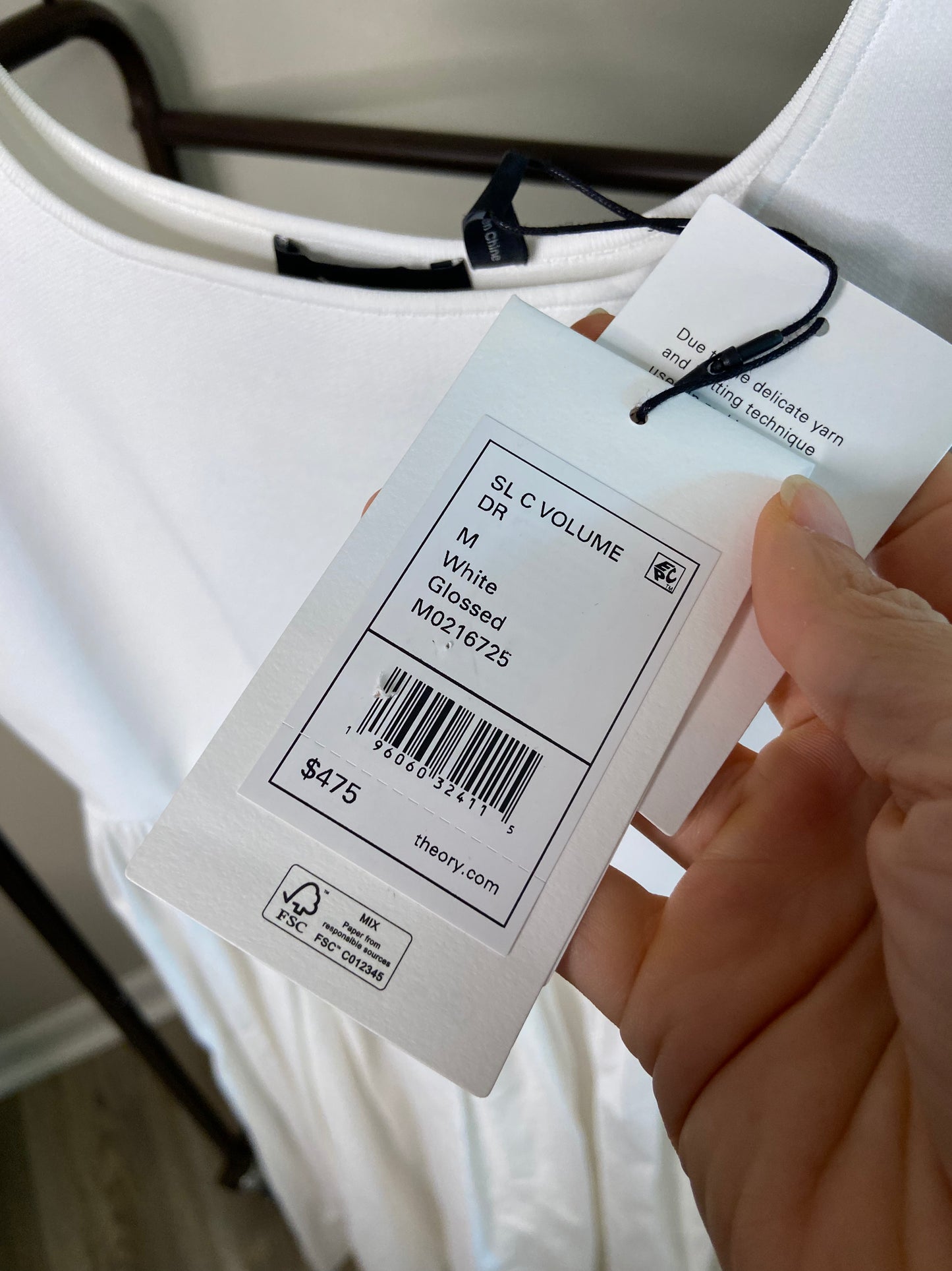 Theory Gathered Sleeveless Dress size M