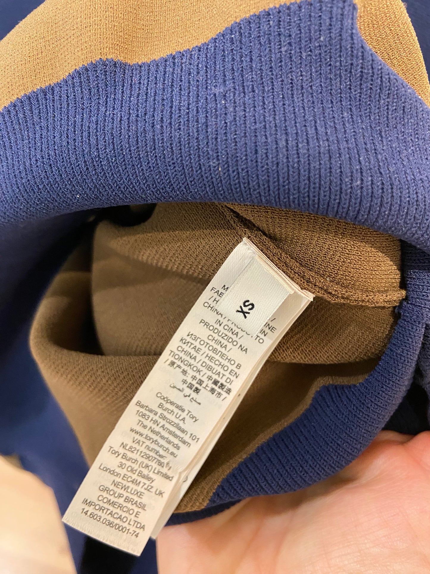 Tory Burch Tennis Cropped Sweater size XS