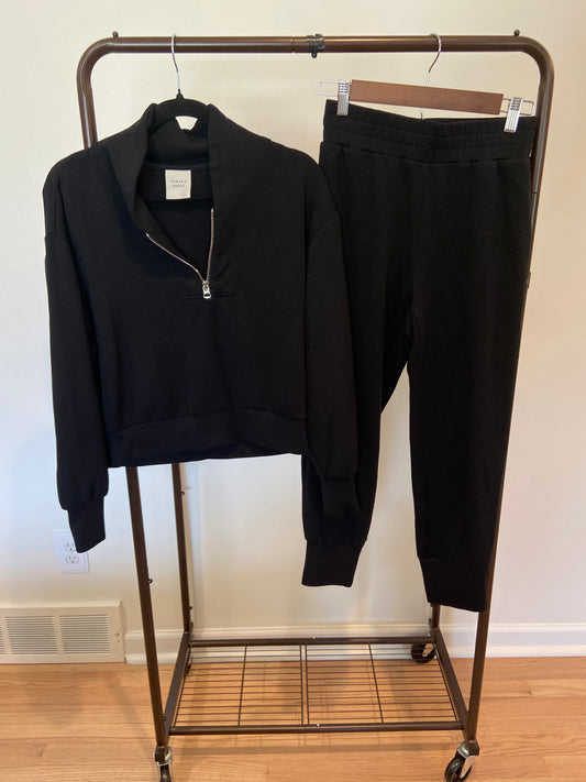 Varley The Slim Cuff Pants 25 with The Davidson Sweat Top in XS