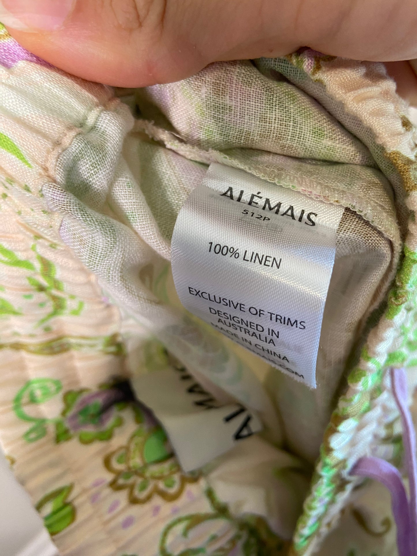 Alemais Marta Pants in Mint size US 4