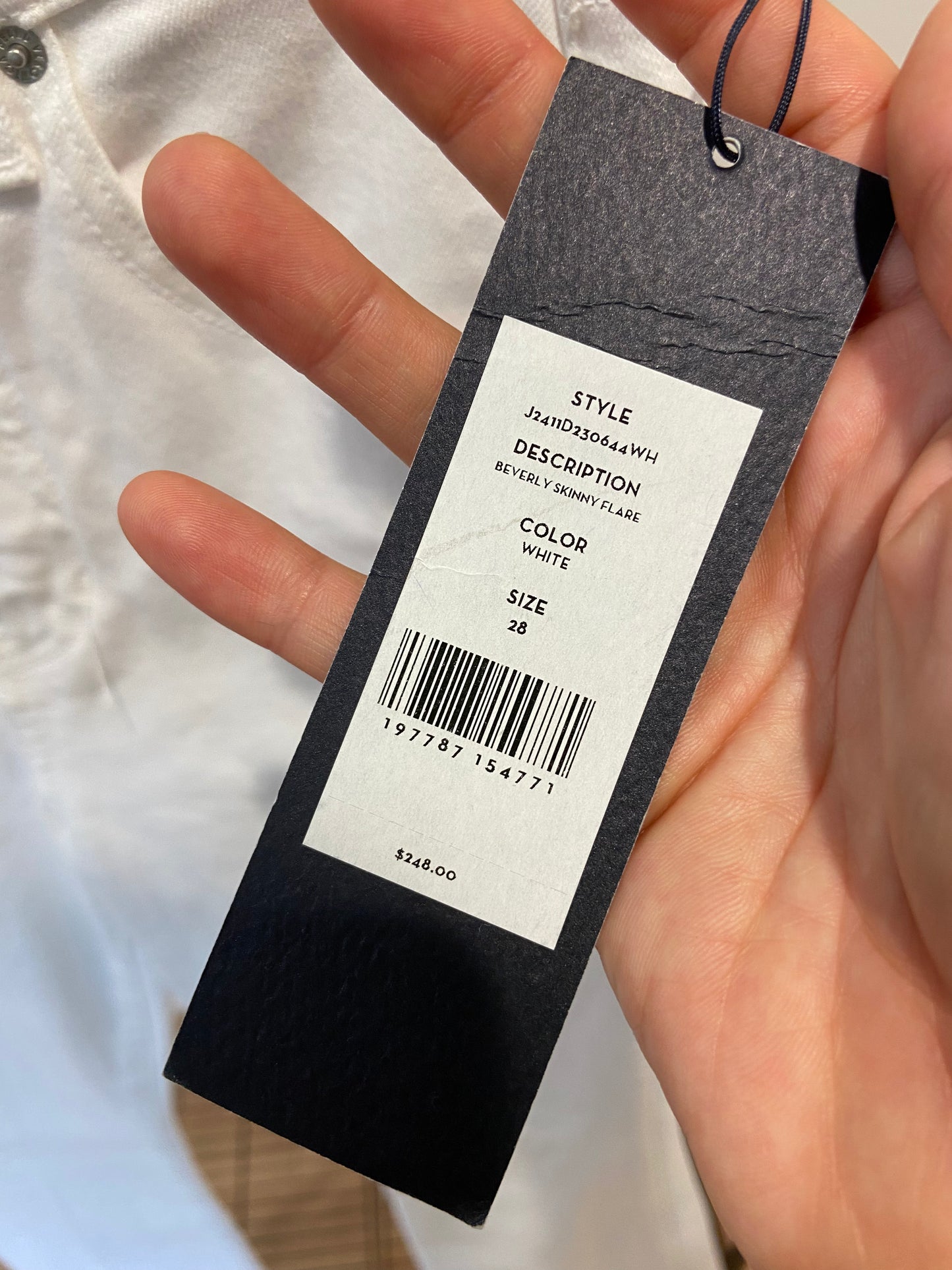 Veronica Beard Beverly Skinny-Flare Jean size 28