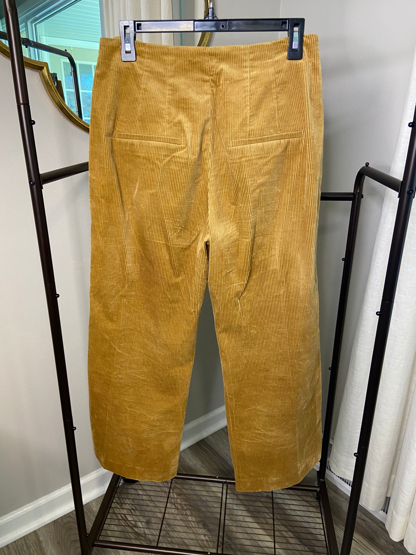 Veronica Beard Dova Khaki Corduroy Pants size 8