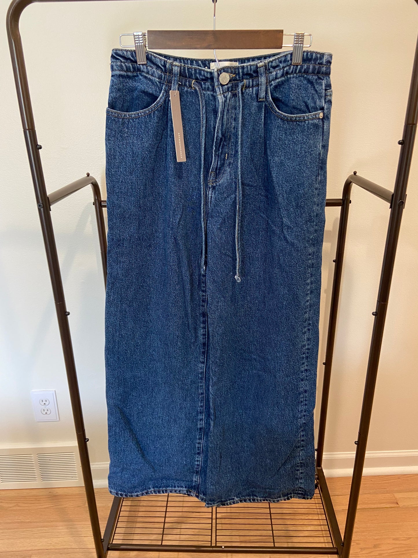 Frame Drawstring Wide Leg Ghost Jeans size 27
