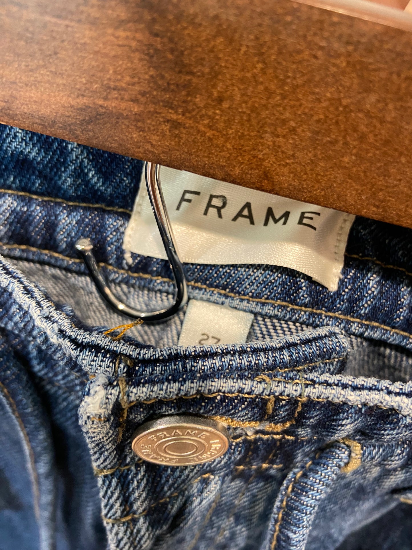 Frame Drawstring Wide Leg Ghost Jeans size 27