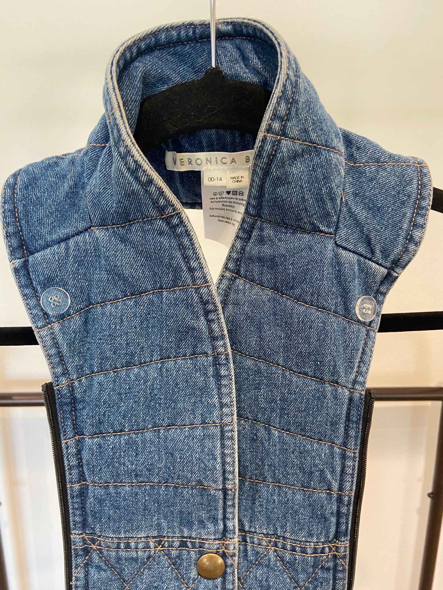 Veronica Beard Donahue Blue Denim Jean Dickey sieze 00-14