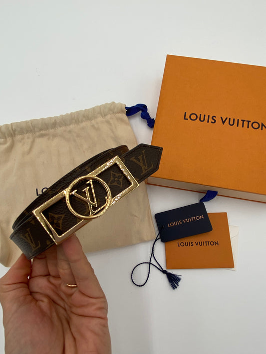 Louis Vuitton Dauphine 25mm Reversible Belt size 90