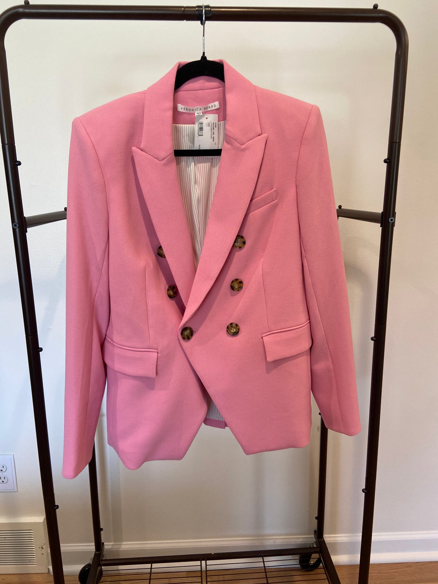 Veronica Beard Miller Dickey Jacket in Pink size 12