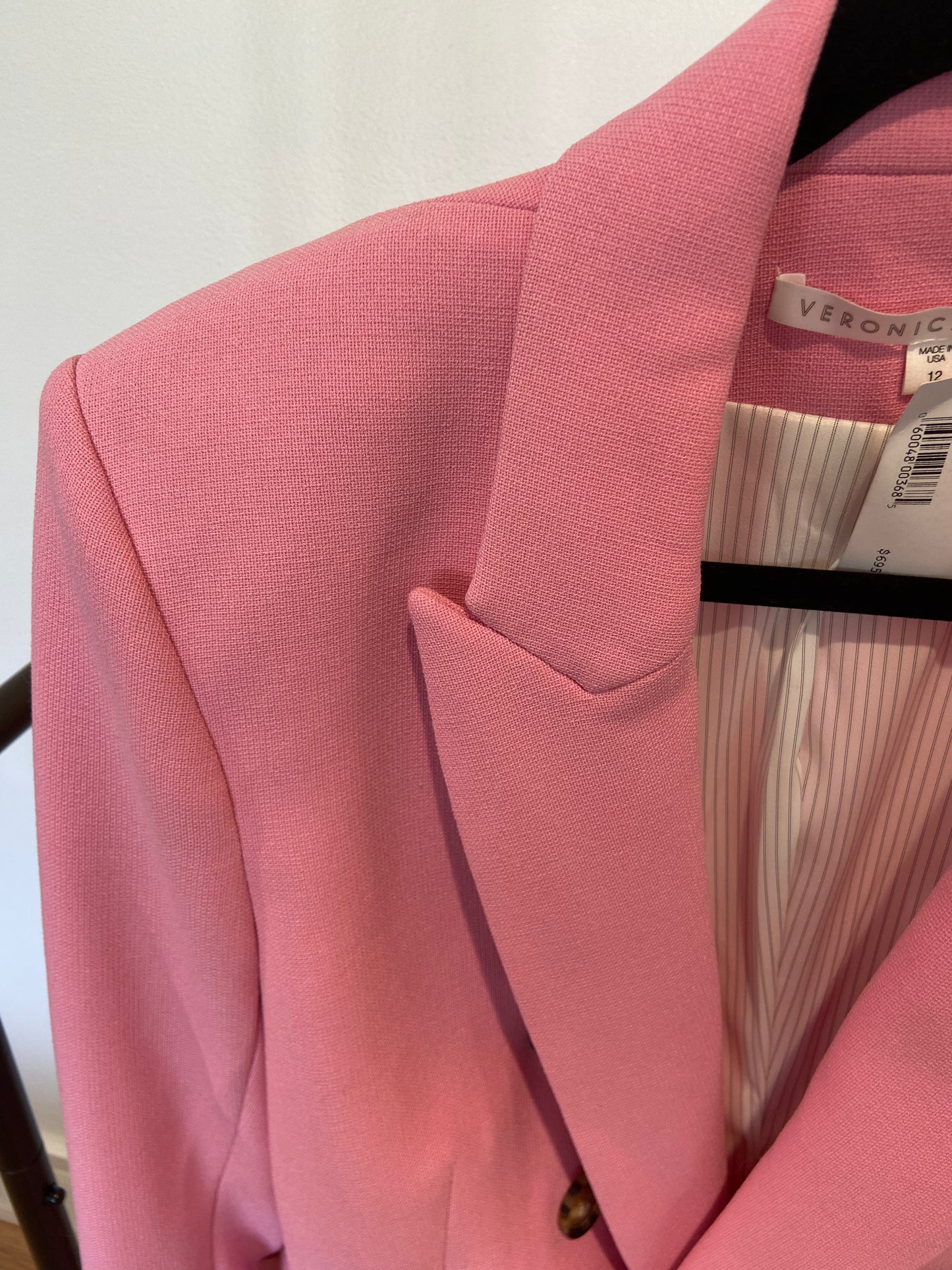Veronica Beard Miller Dickey Jacket in Pink size 12
