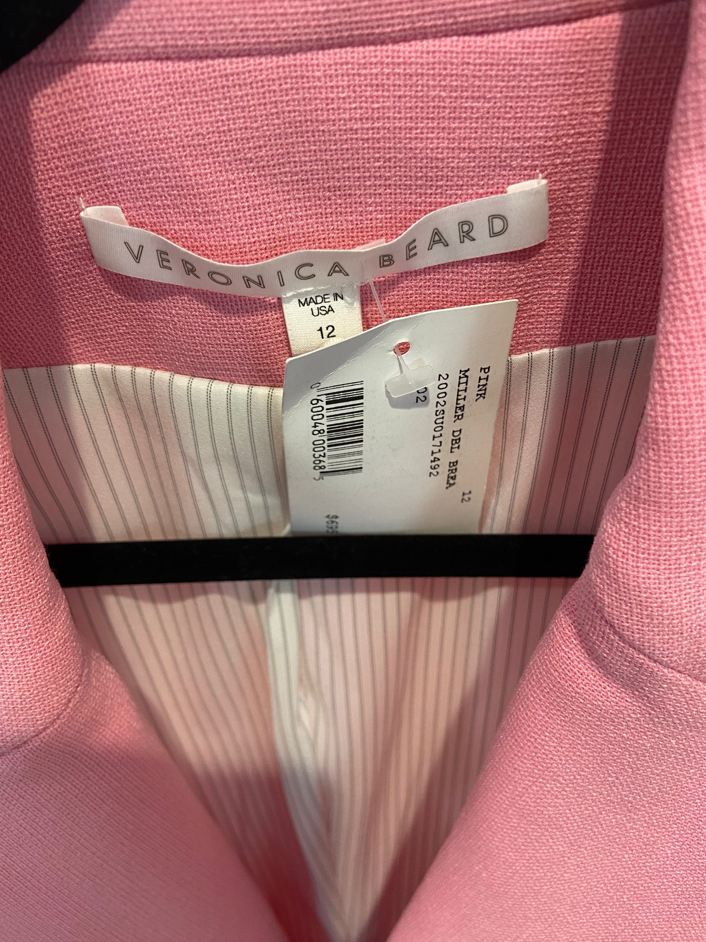 Veronica Beard Miller Dickey Jacket in Pink size 12