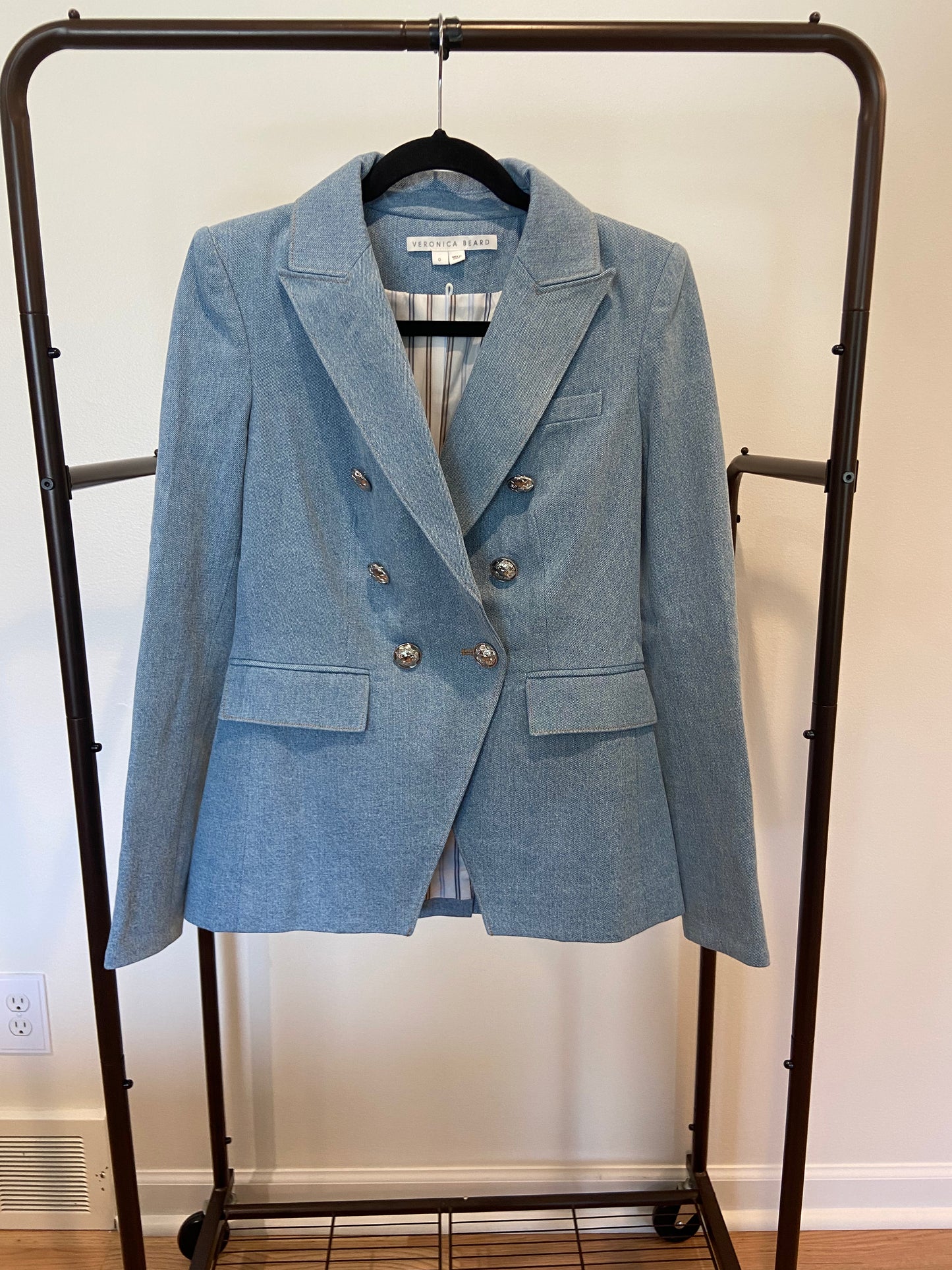 Veronica Beard Denim Miller Dickey Jacket size 0
