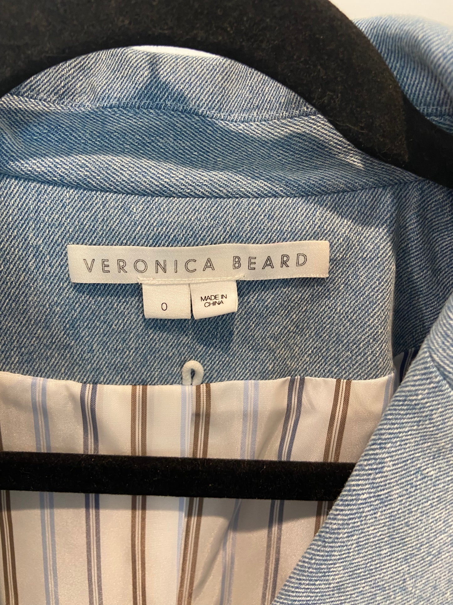 Veronica Beard Denim Miller Dickey Jacket size 0