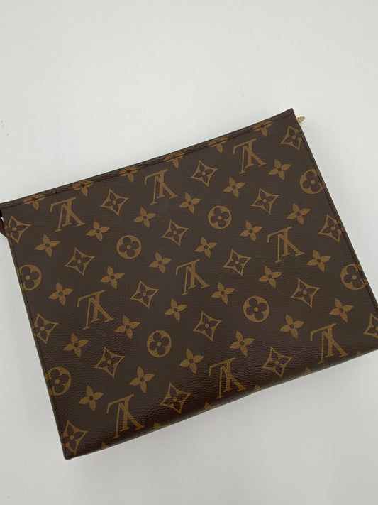 Louis Vuitton Toiletry Monogram Pouch T26 Brown Canvas SA0118