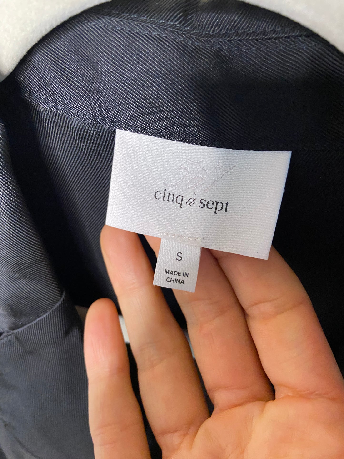 Cinq a Sept Black Hadley Rompoer size S