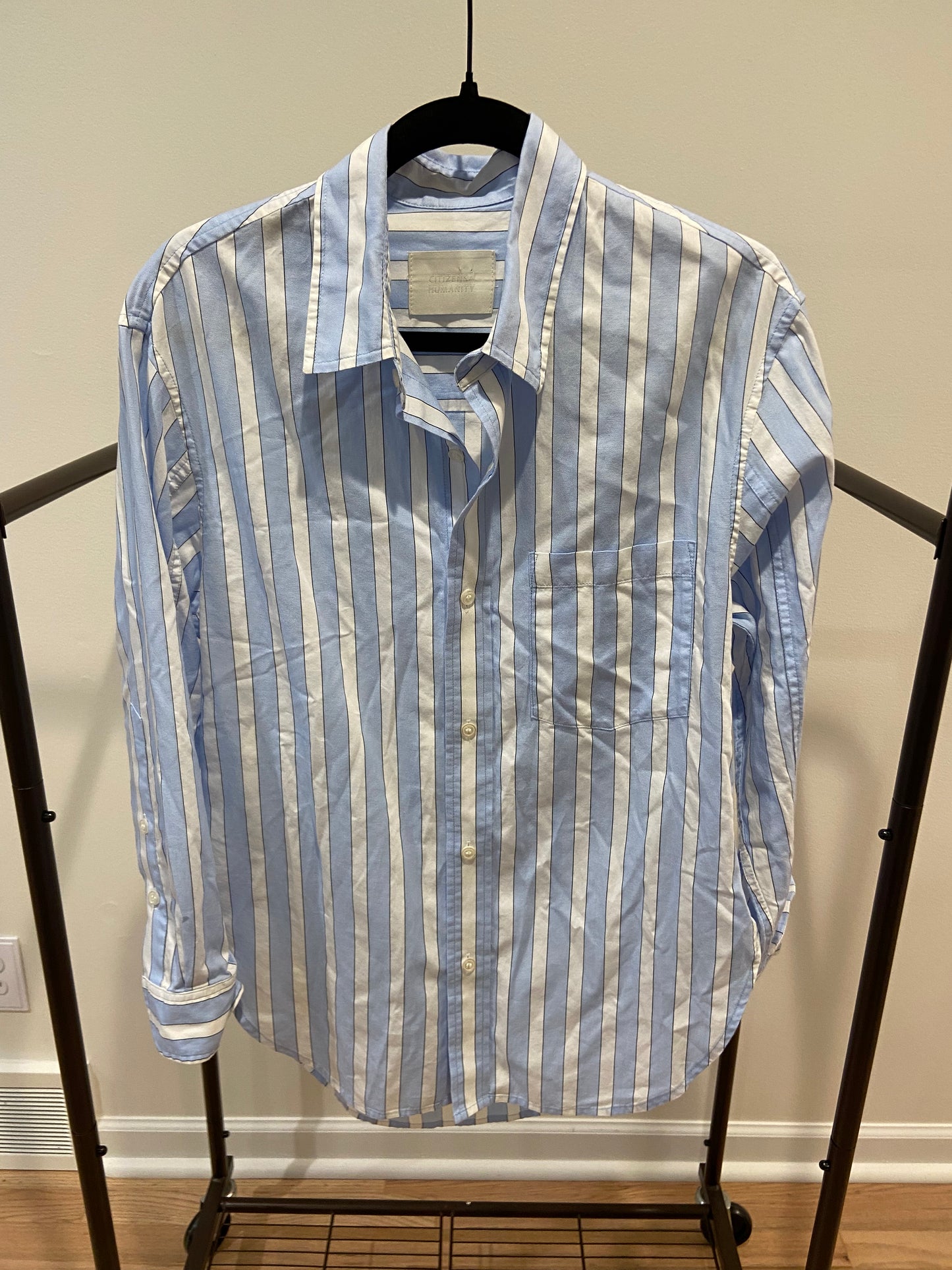 Citizens of Humanity Kayla Striped Button Down Shirt size XS