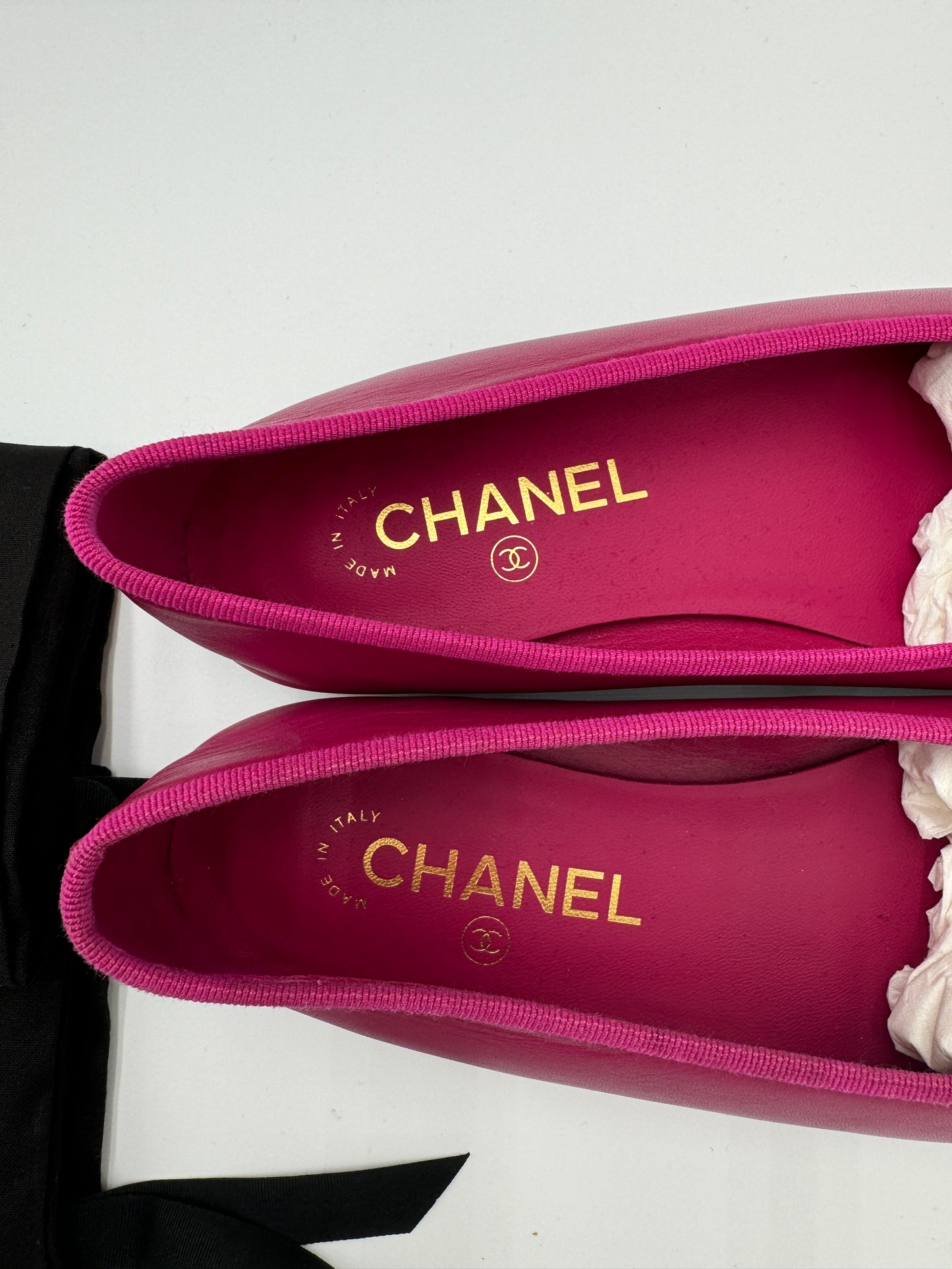 Chanel Lambskin Ballerina Flats size 38