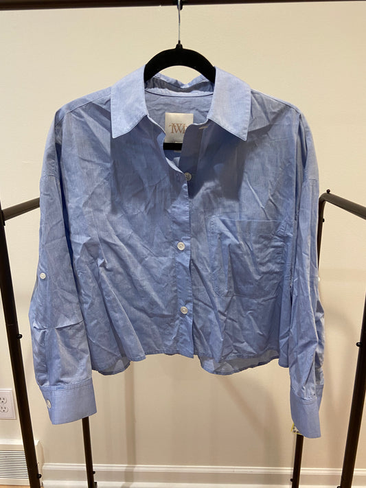 TWP Collared Button Down Shirt size M/L
