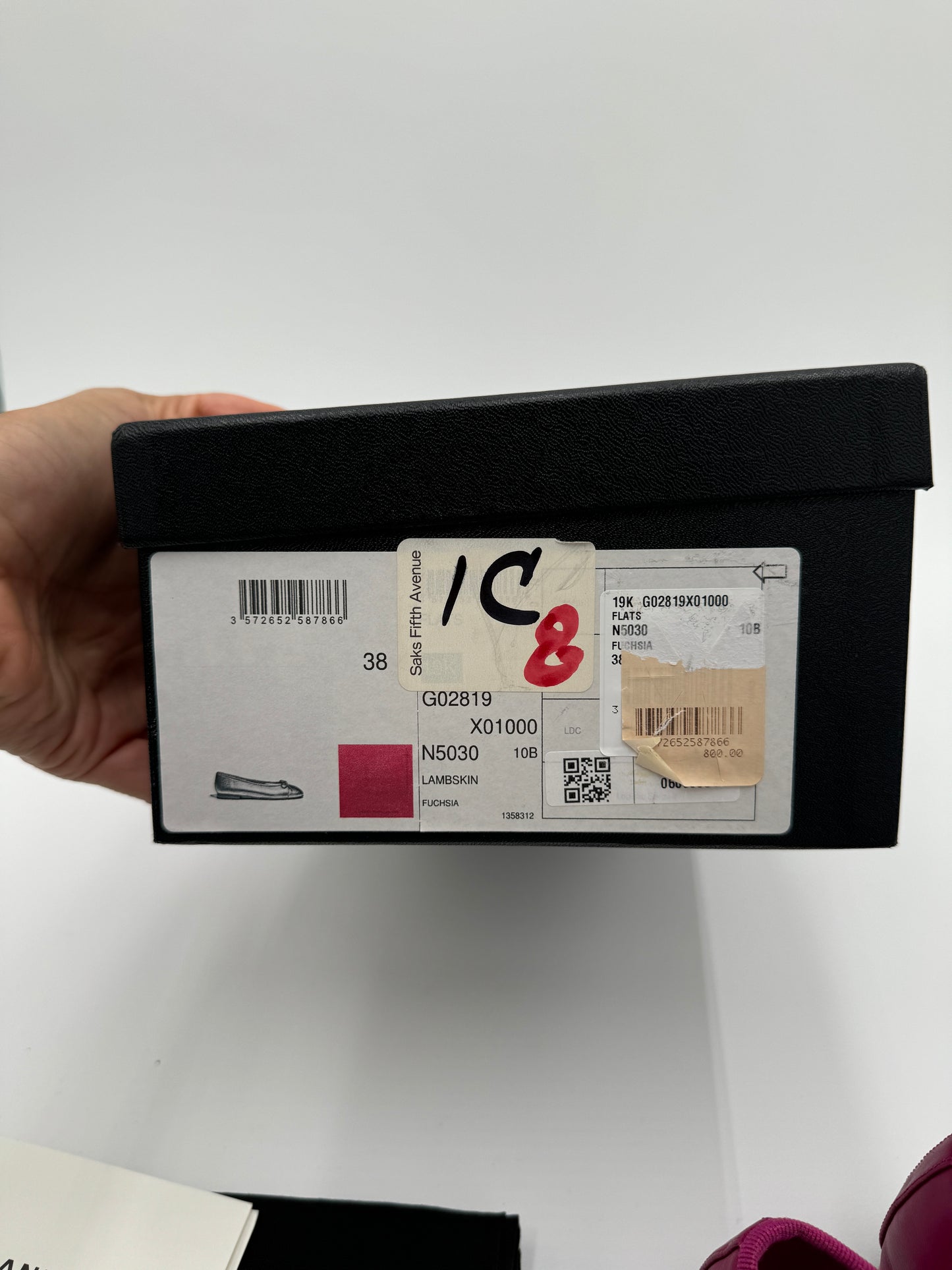 Chanel Lambskin Ballerina Flats size 38