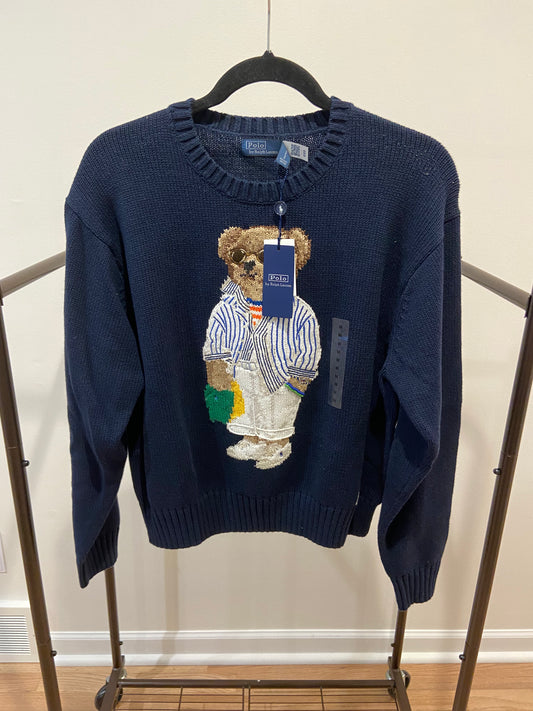 Polo Ralph Lauren Polo Bear Cotton Crewneck Sweater size M