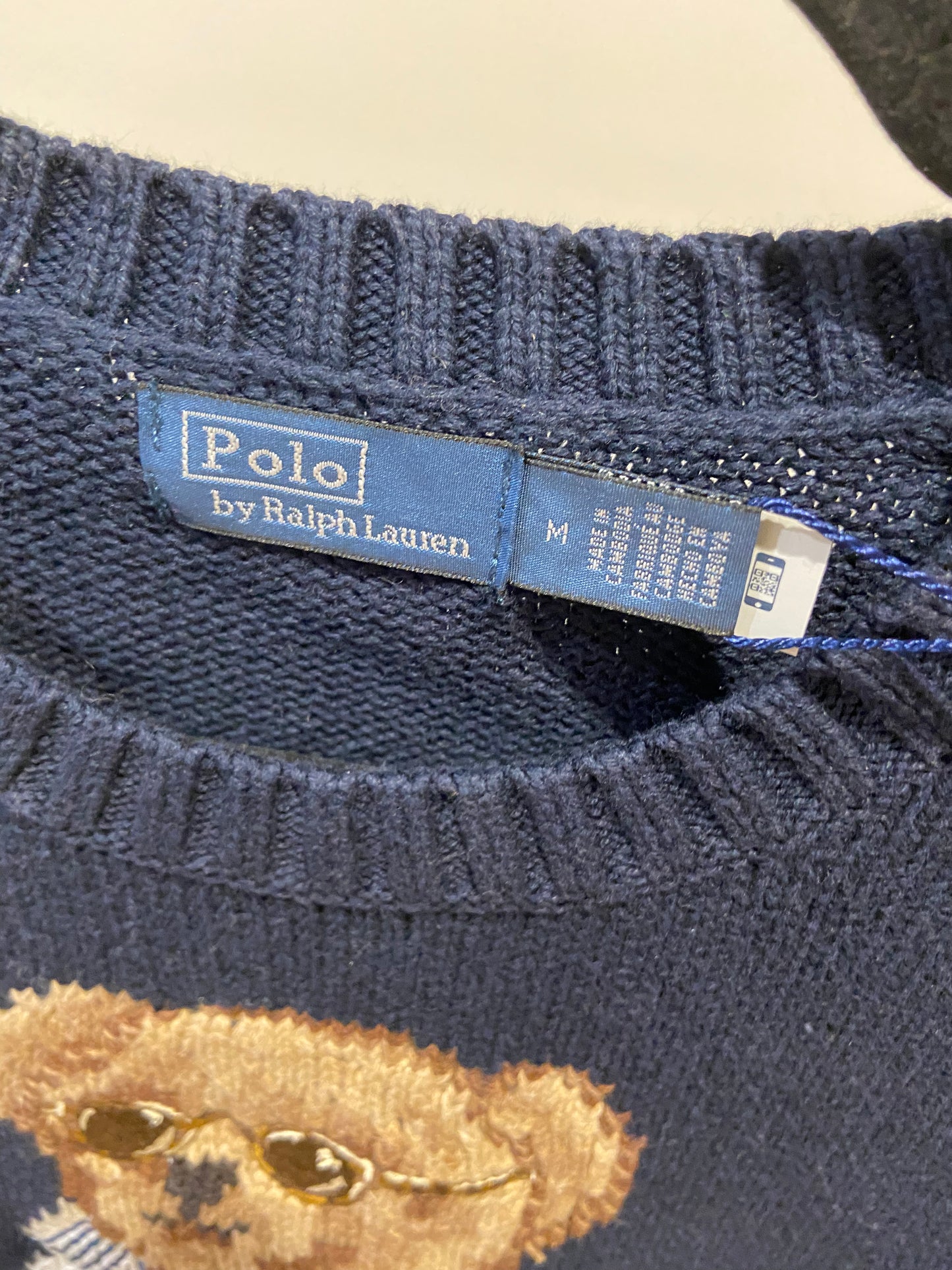 Polo Ralph Lauren Polo Bear Cotton Crewneck Sweater size M