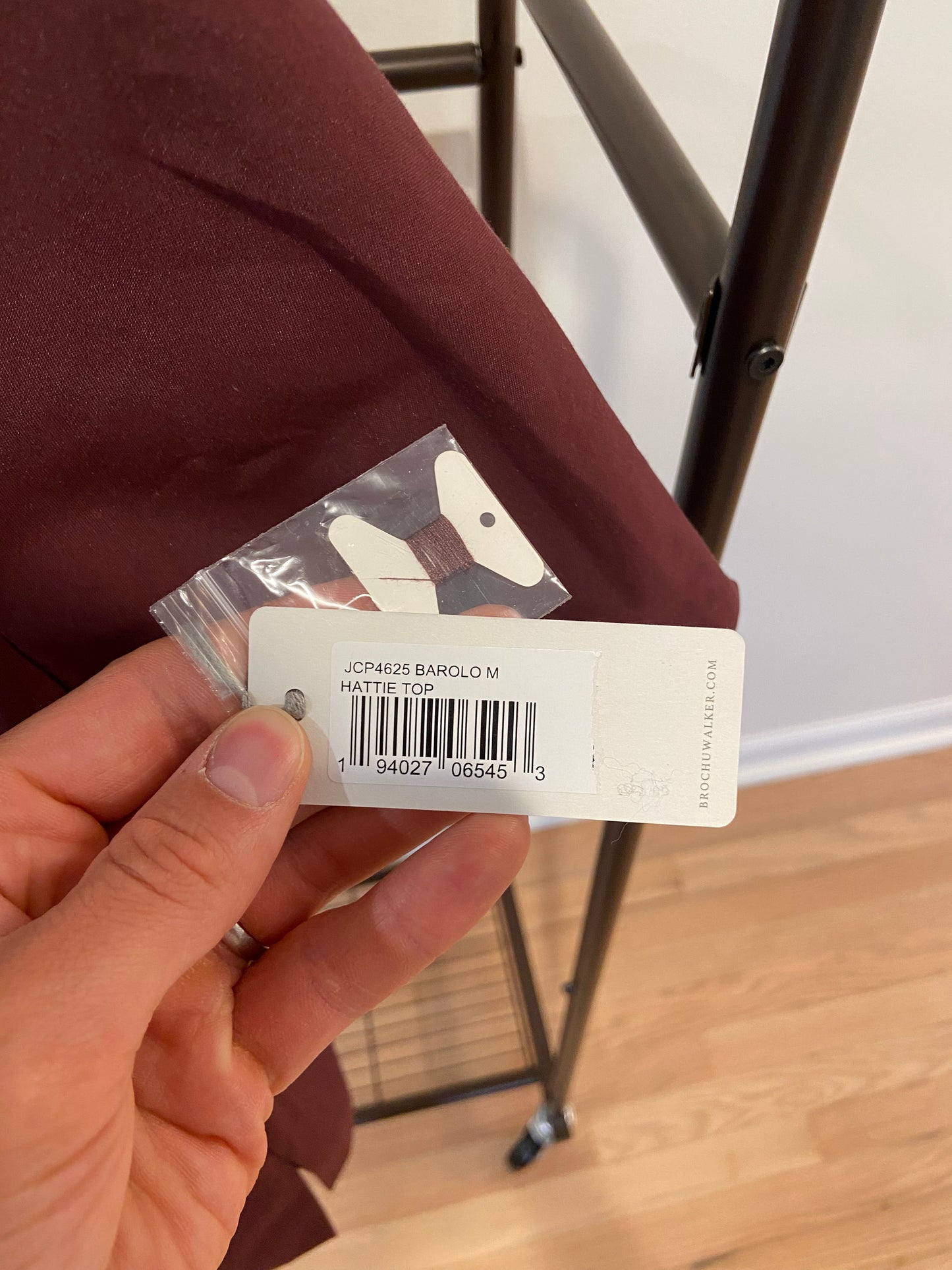 Brochu Walker The Hattie Top in Barolo size M