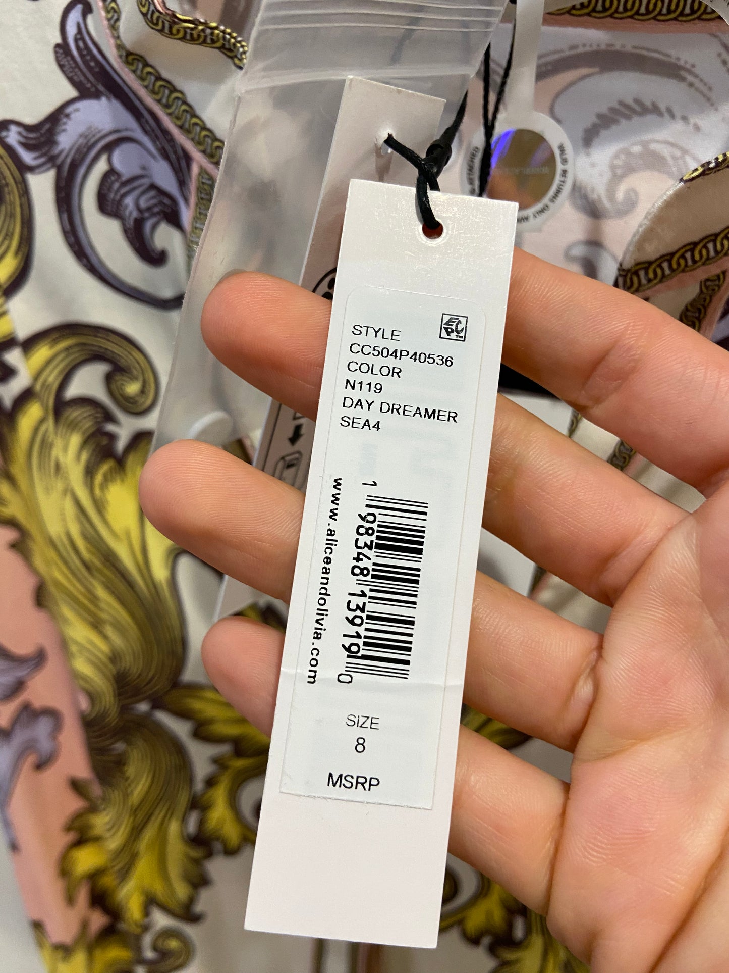 Alice + Olivia Lucy Mini Shirt Dress size 8