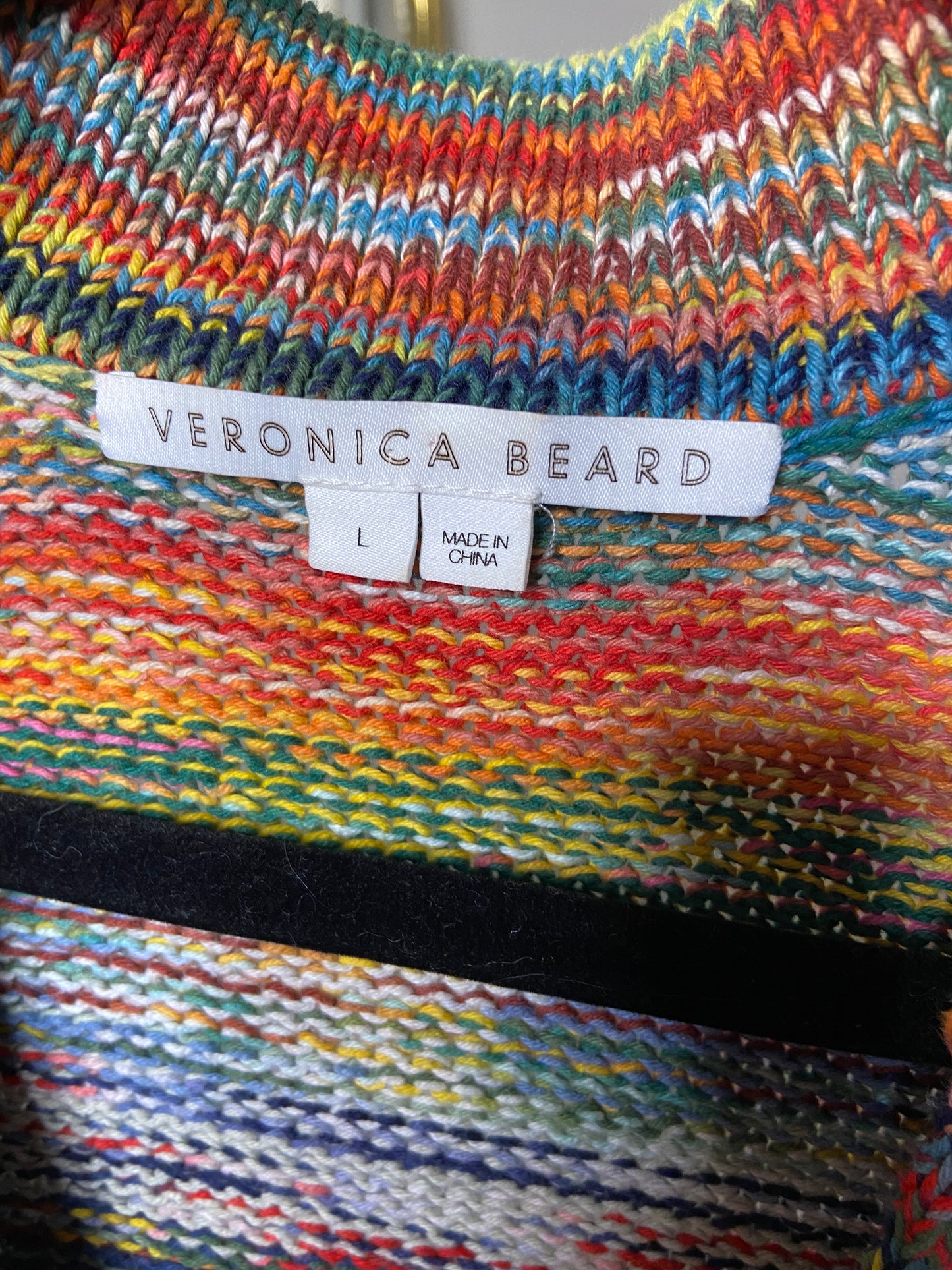 Veronica Beard Damaris Collared Cardigan size L