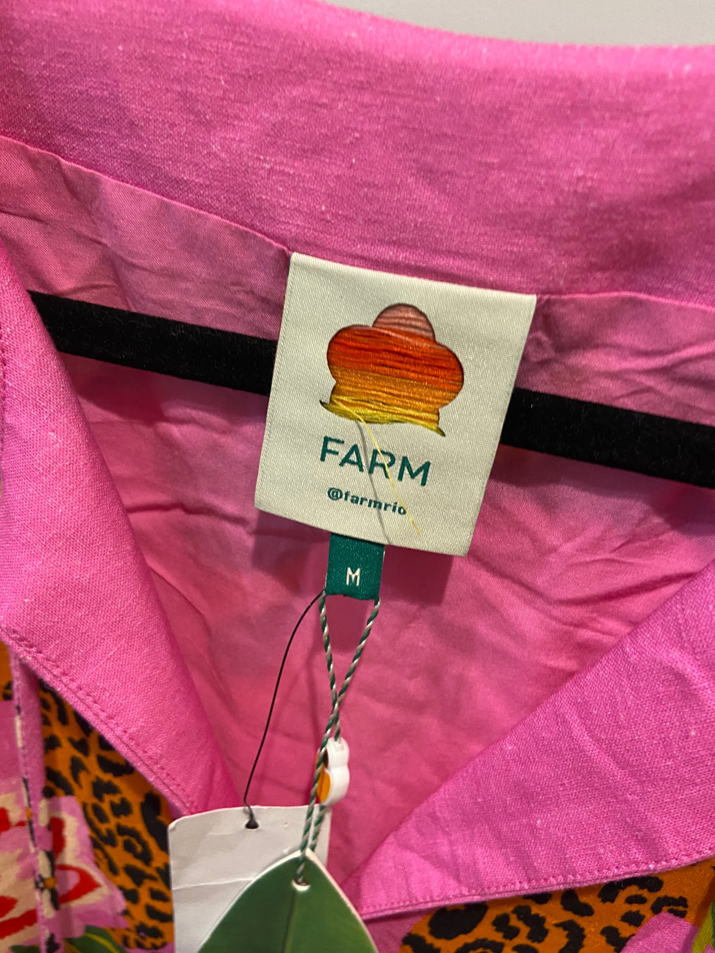 Farm Rio Leopard Forest Mini Dress size M