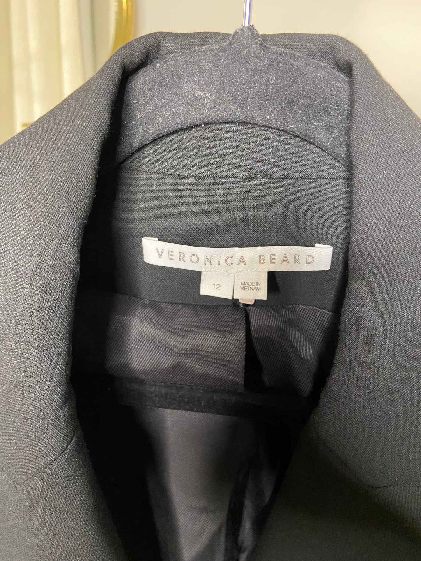 Veronica Beard Black Miller Blazer Jacket size 12