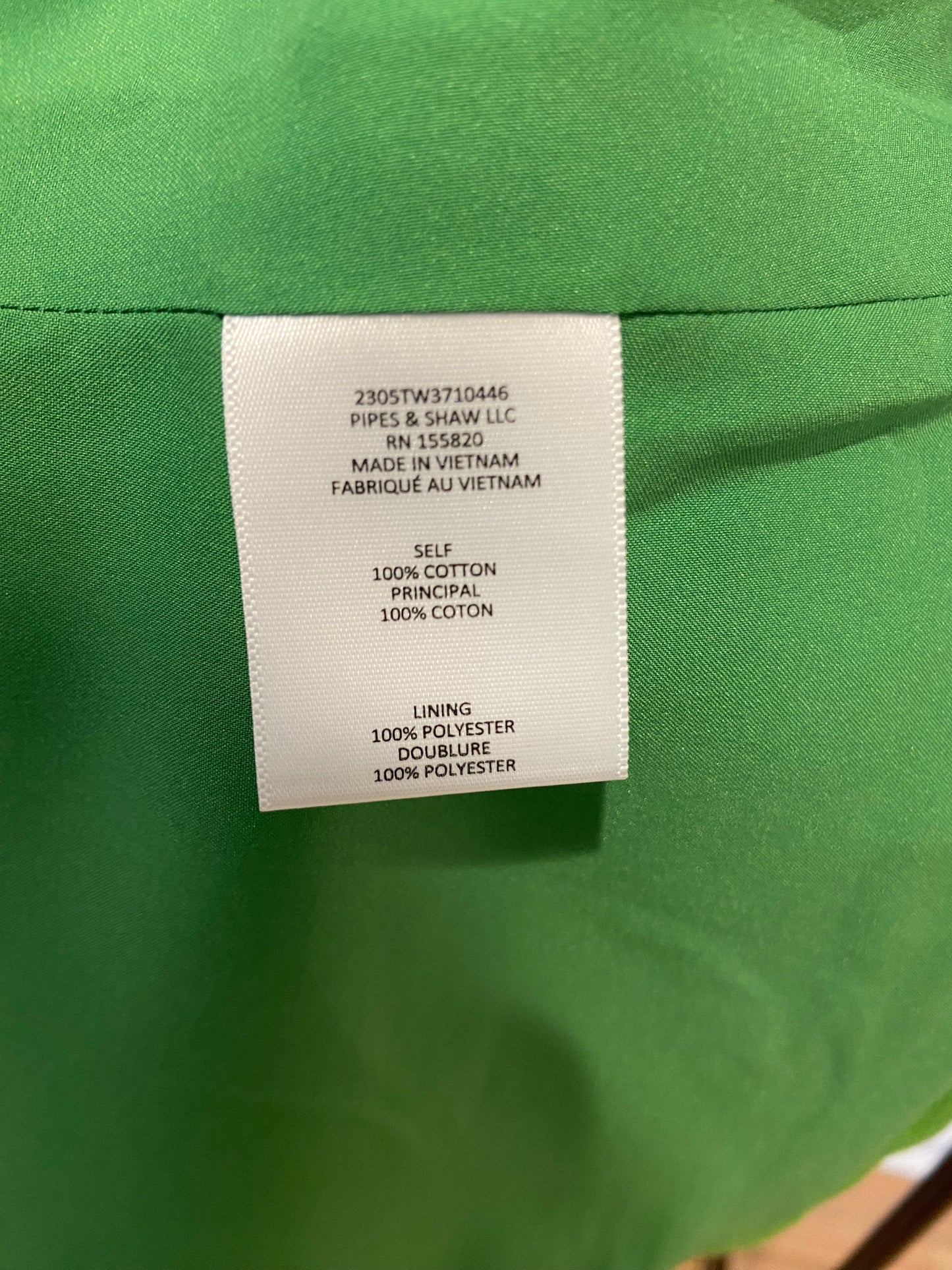 Veronica Beard Tamara Vest in Cactus Green size 8