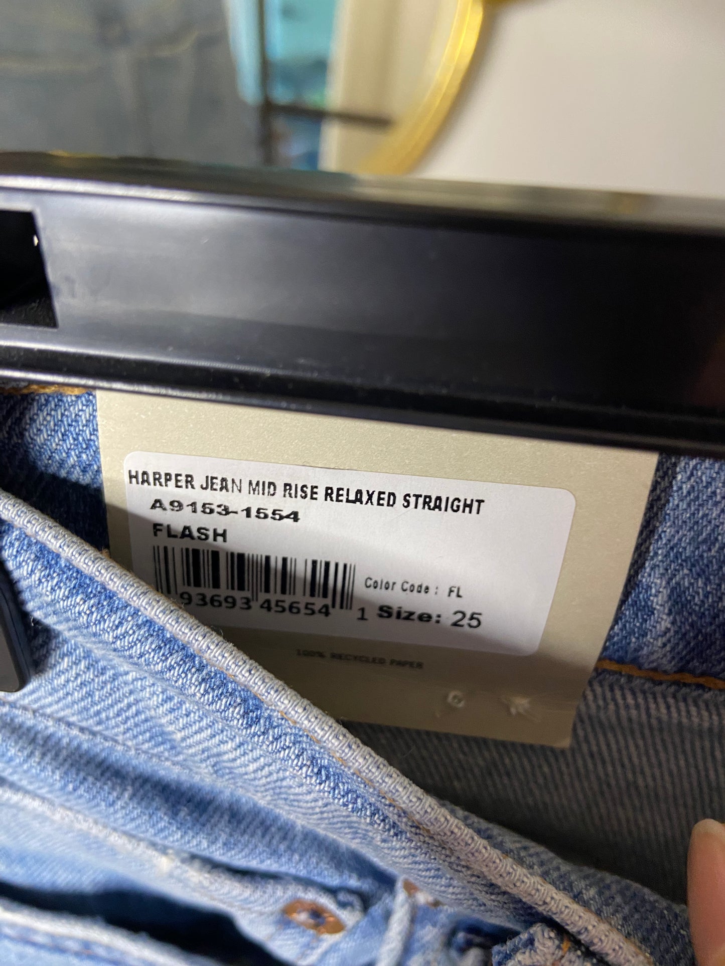 Agolde Harper Mid Rise Jeans size 25