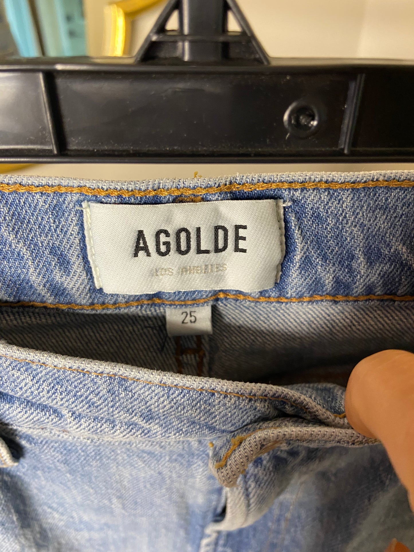 Agolde Harper Mid Rise Jeans size 25