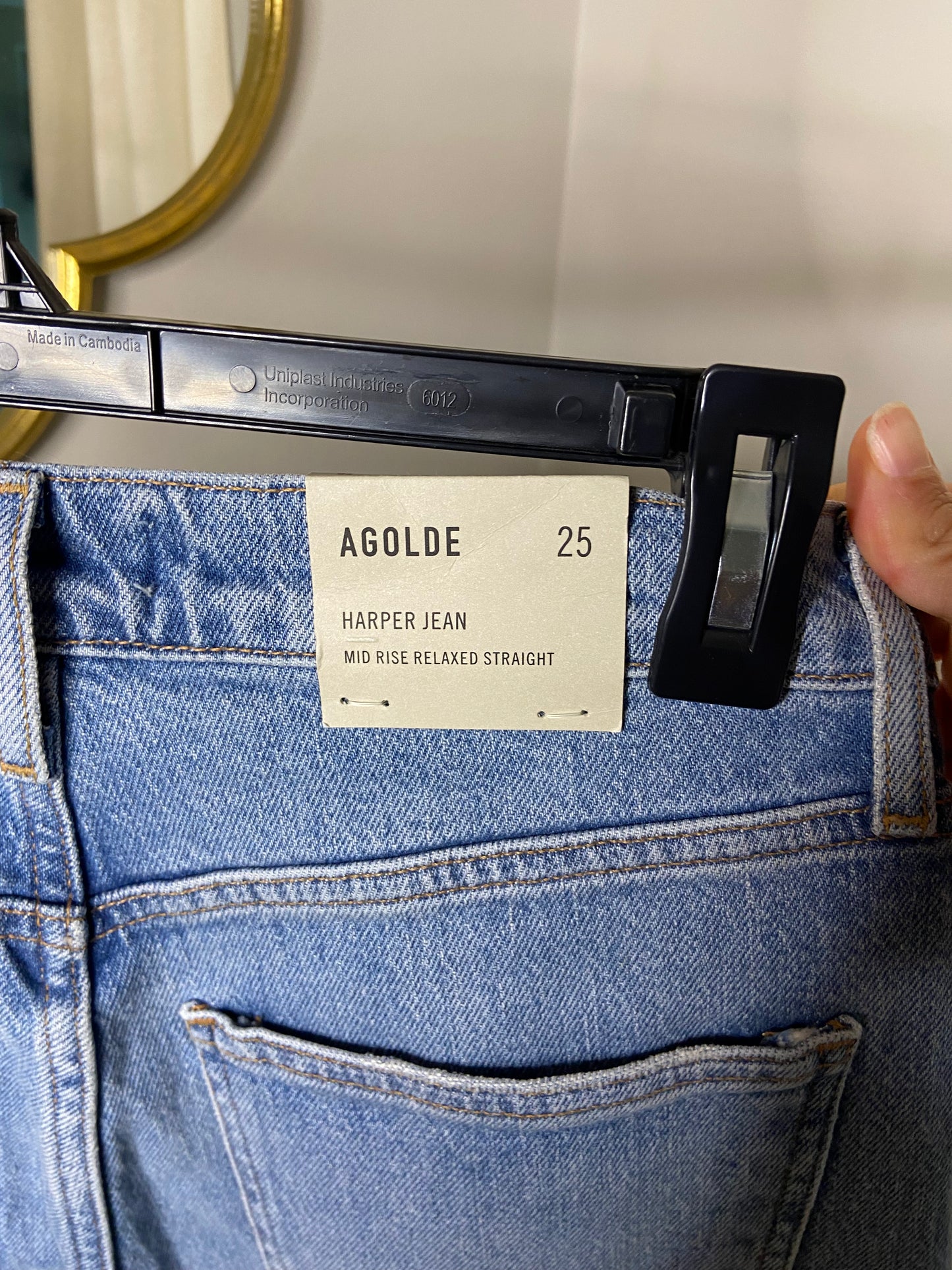 Agolde Harper Mid Rise Jeans size 25