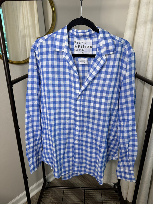 Frank & Eileen Eileen Gingham Button Down size XL