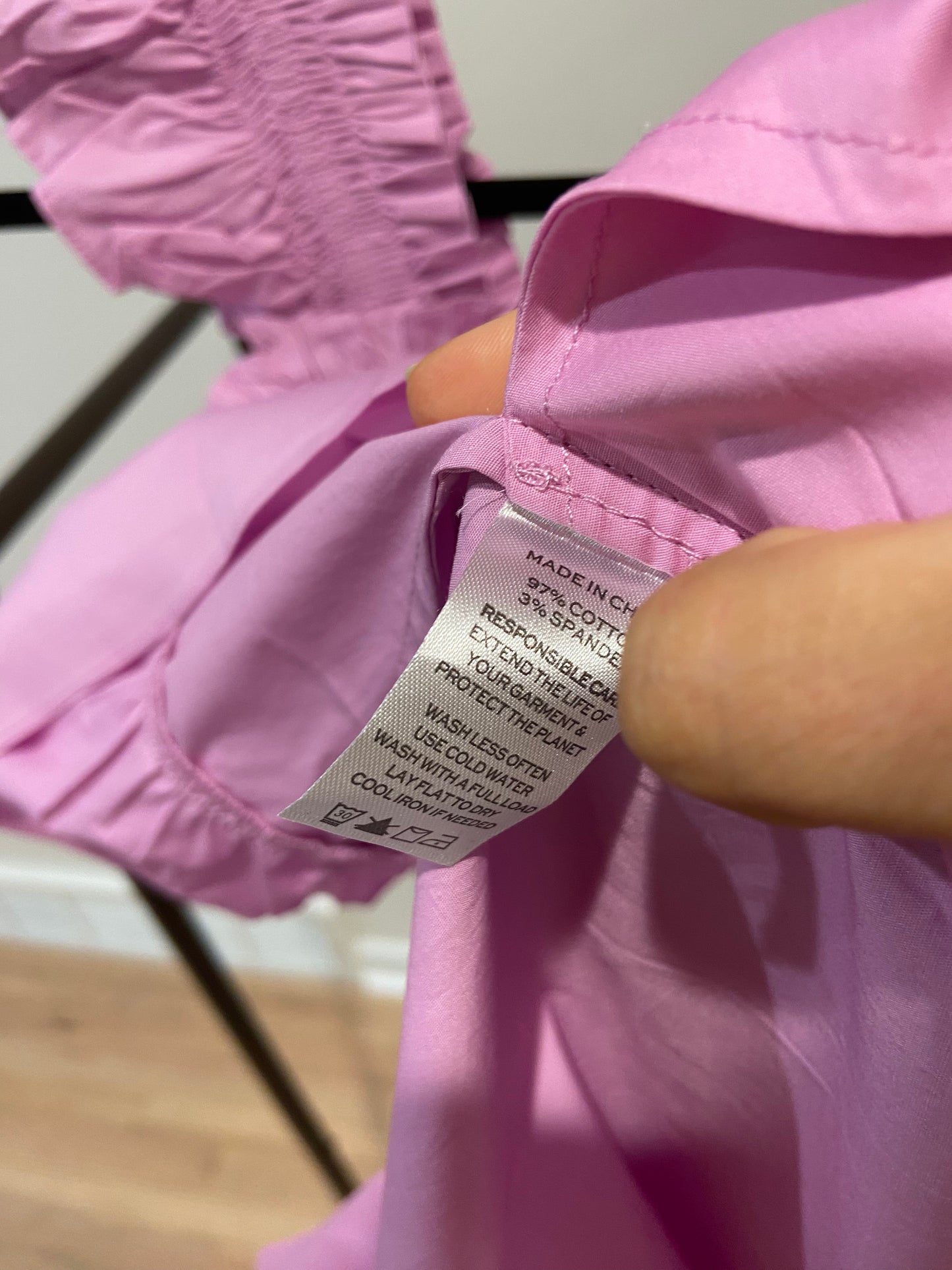 Hill House The Elizabeth Dress Lilac Sky size XS