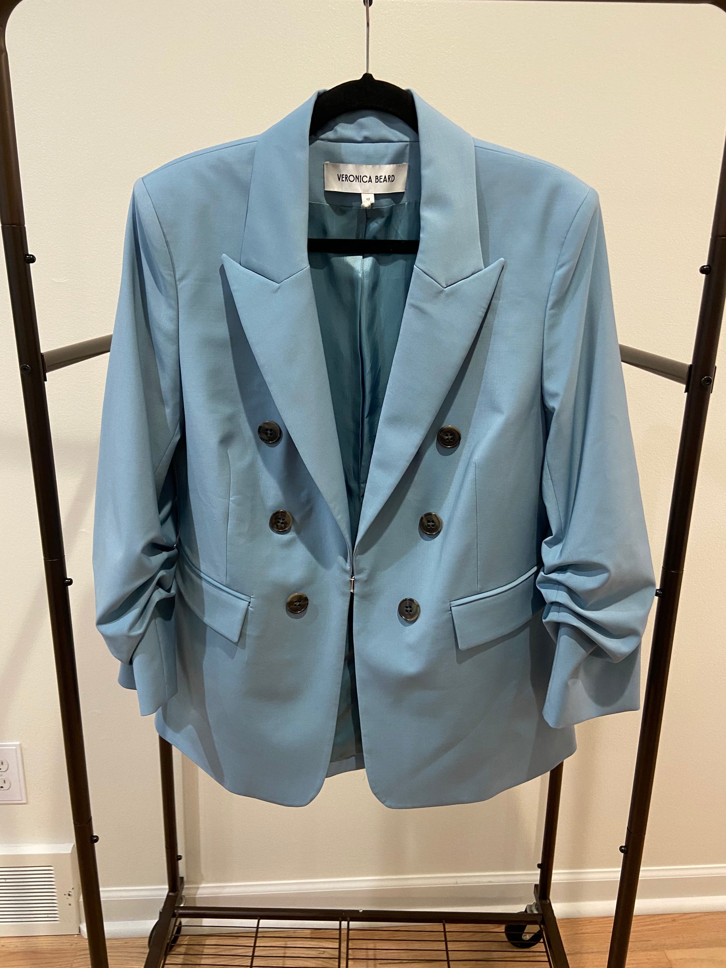 Veronica Beard Beacon Dickey Jacket in Sea Glass size 12